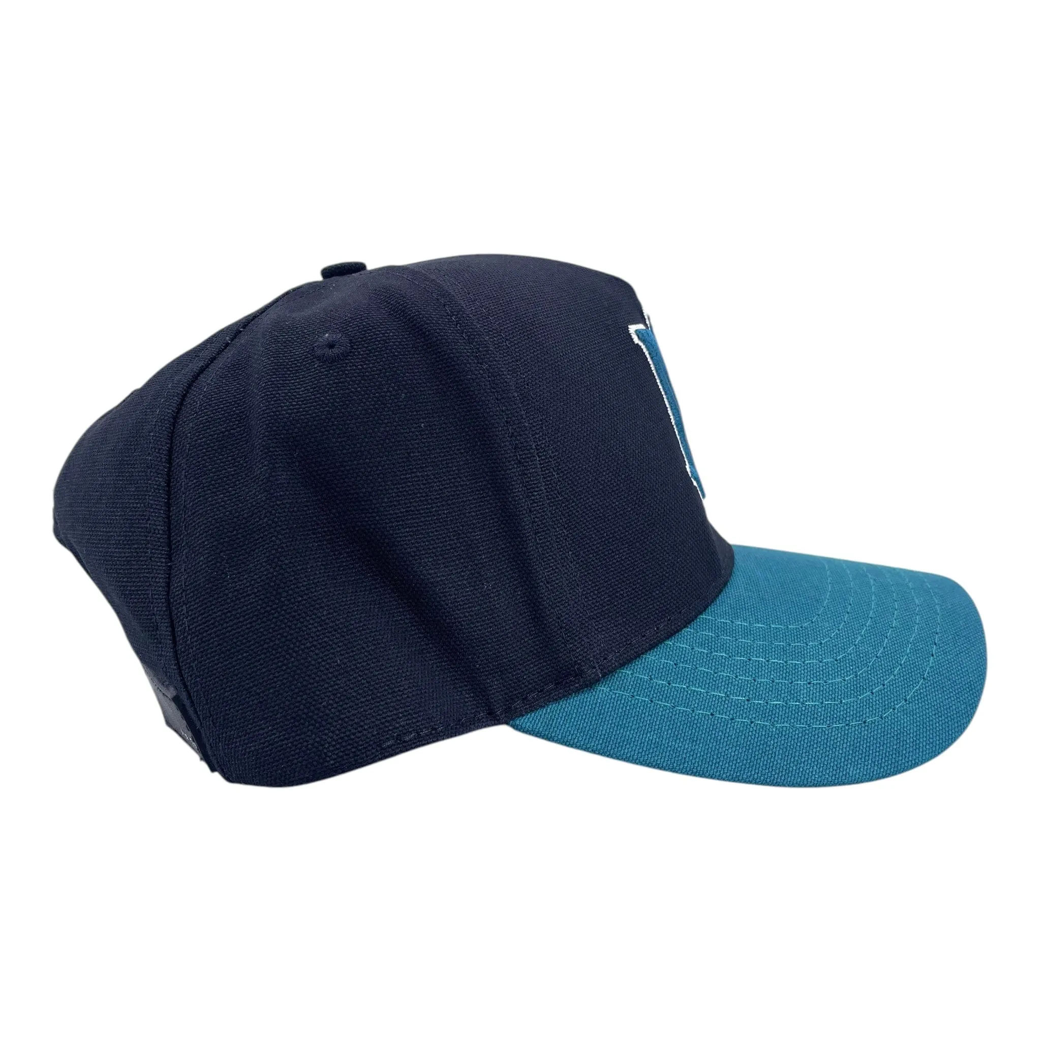 Amiri M.A Full Canvas Trucker Black Teal