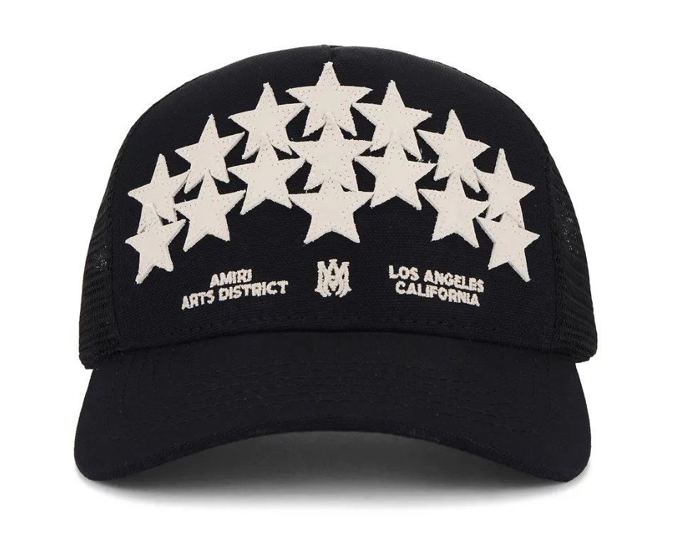 Amiri Multi Star Trucker Black