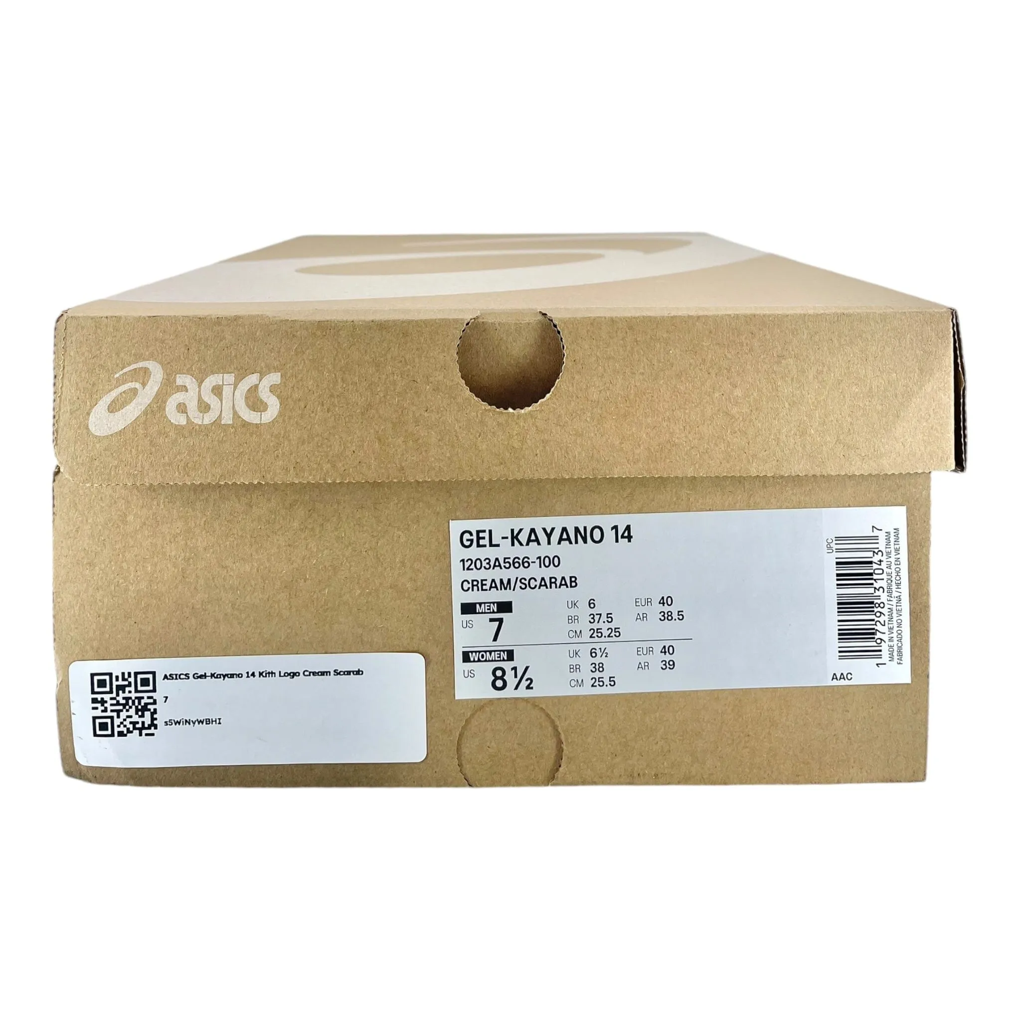ASICS Gel-Kayano 14 Kith Logo Cream Scarab