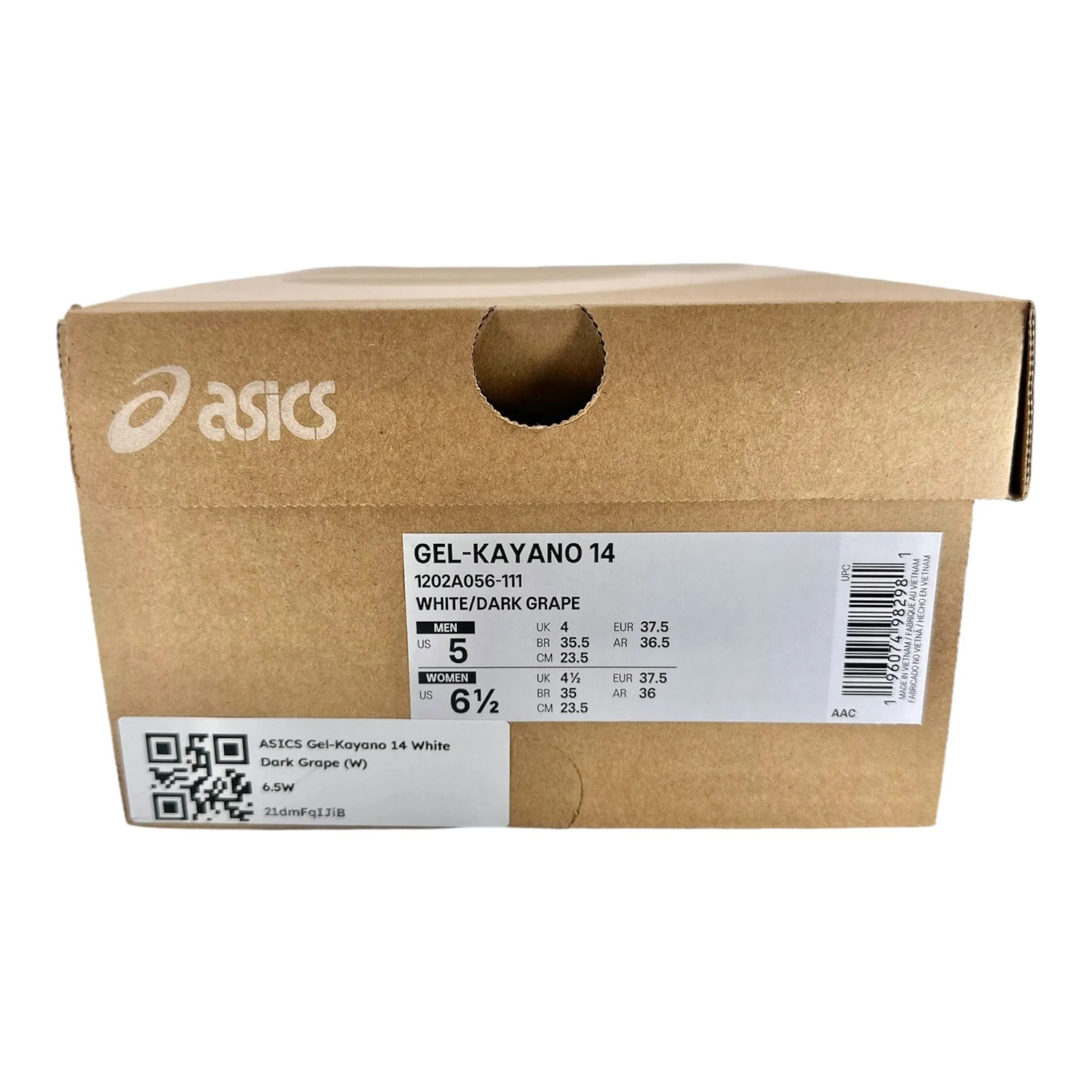 ASICS Gel-Kayano 14 White Dark Grape (W)