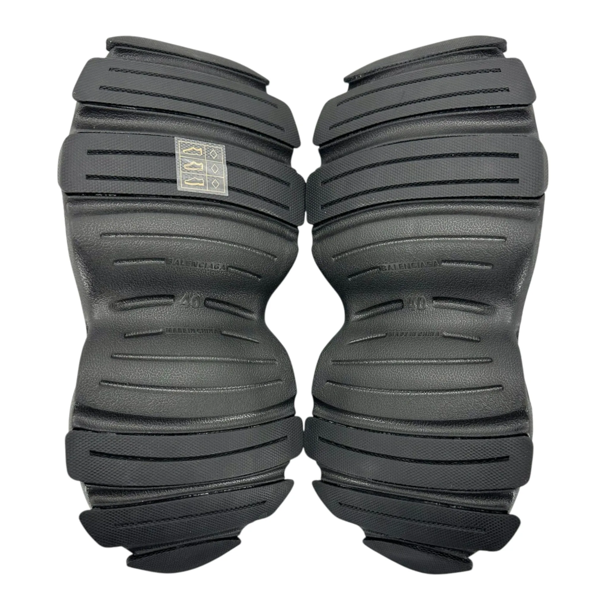 Balenciaga HD Rubber Mule Sandal Black