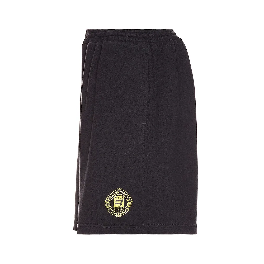 Balenciaga Quest Logo Shorts Navy Blue