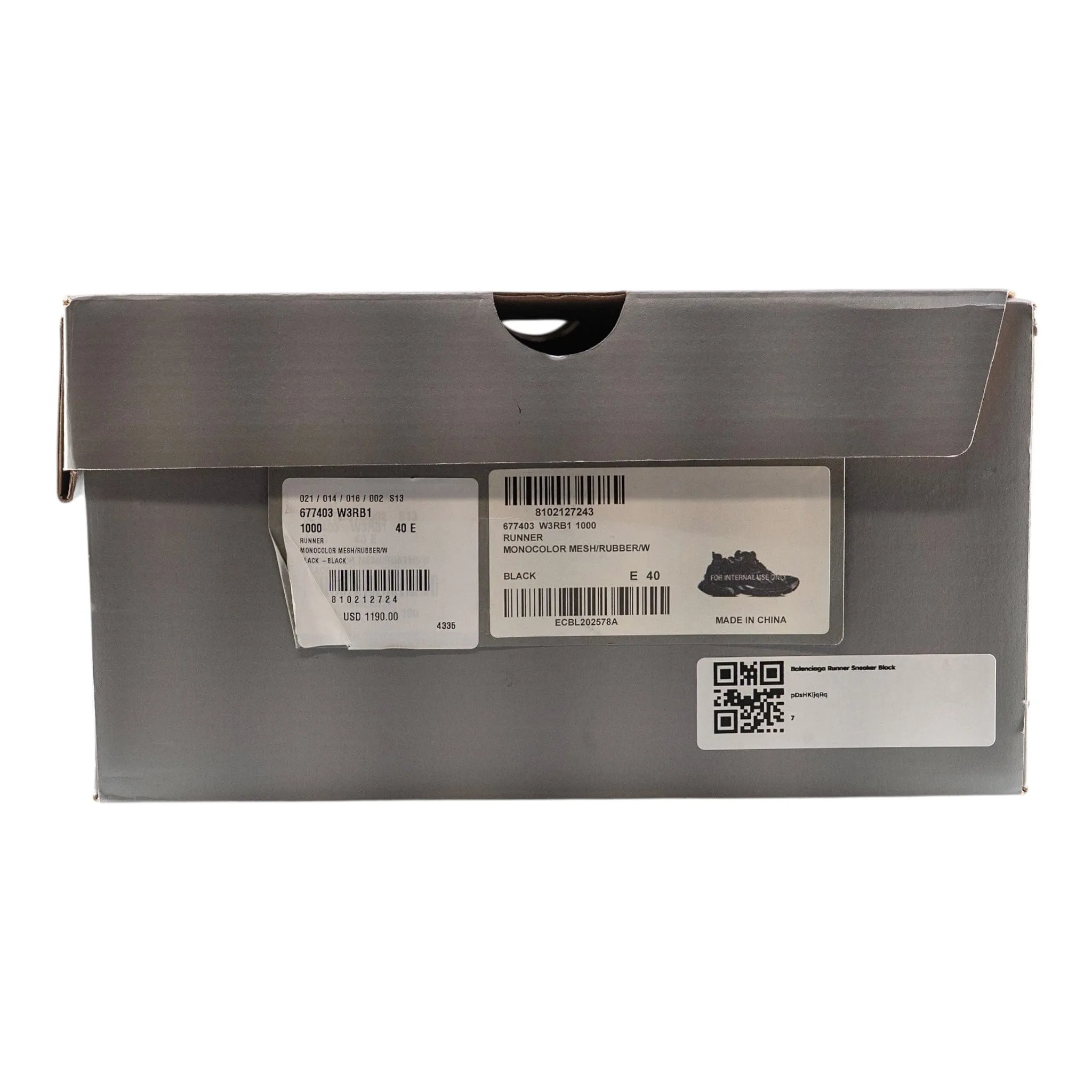 Balenciaga Runner Sneaker Black