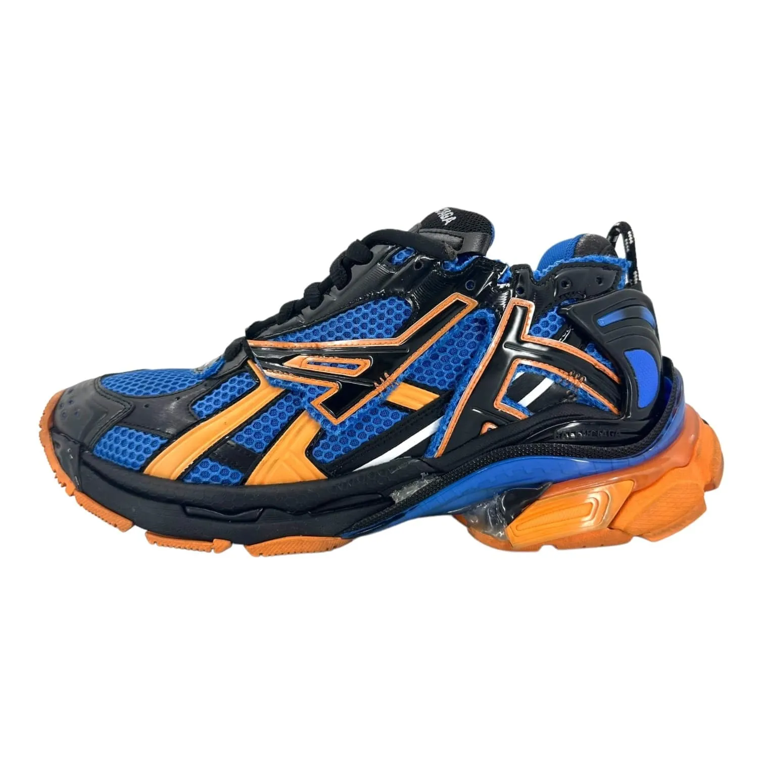 Balenciaga Runner Sneaker Blue Orange Black Pre-Owned