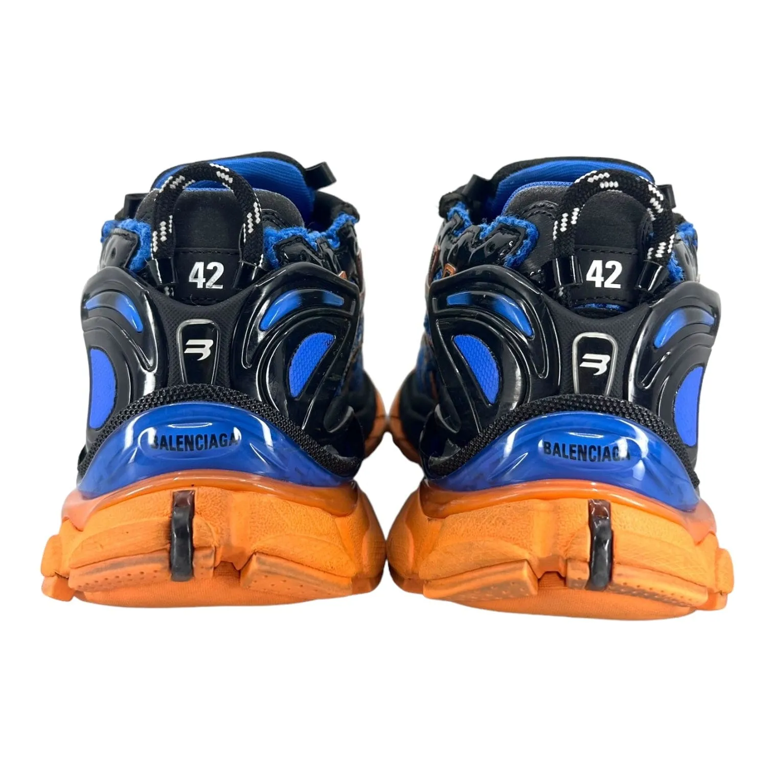 Balenciaga Runner Sneaker Blue Orange Black Pre-Owned