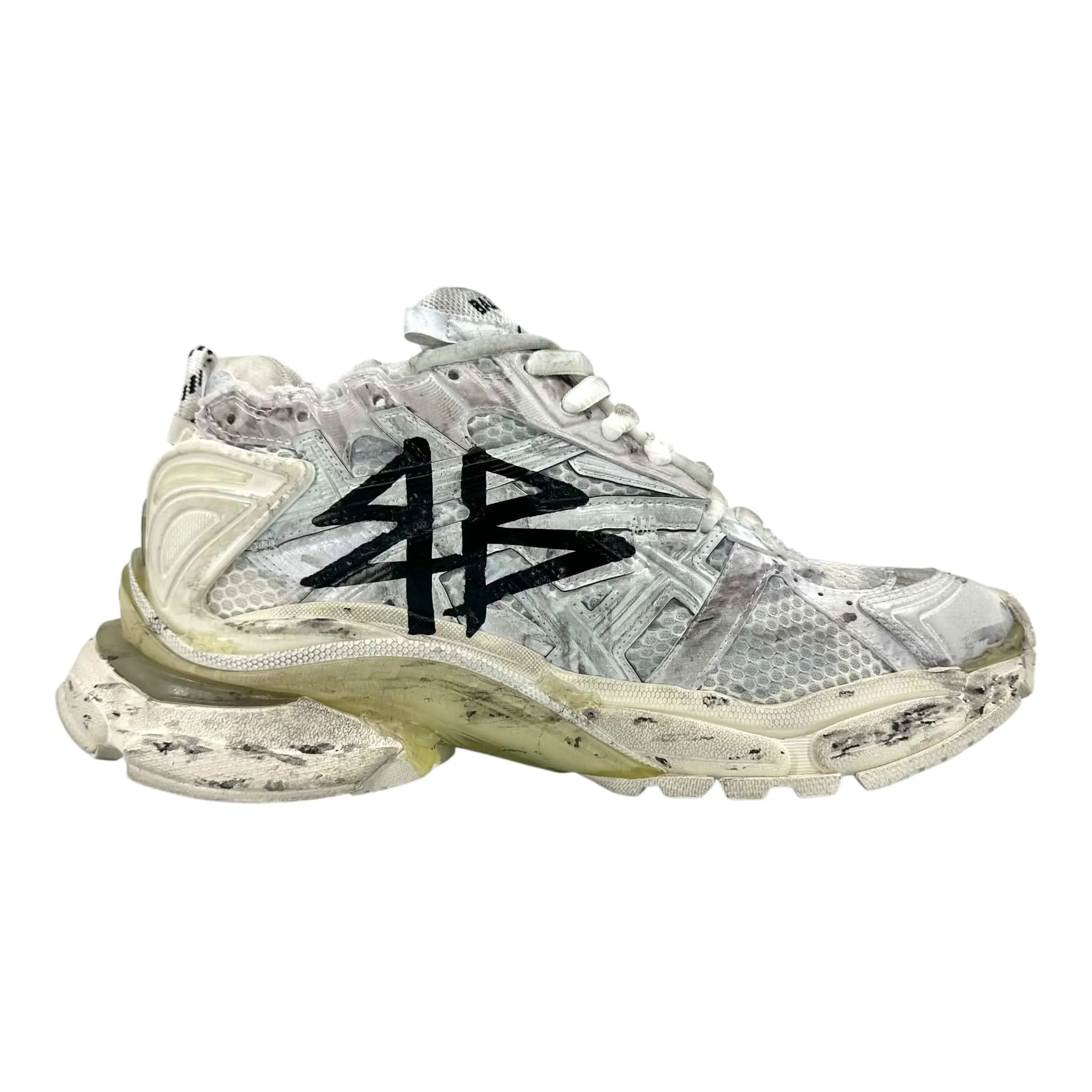 Balenciaga Runner Sneaker Graffiti White Multi