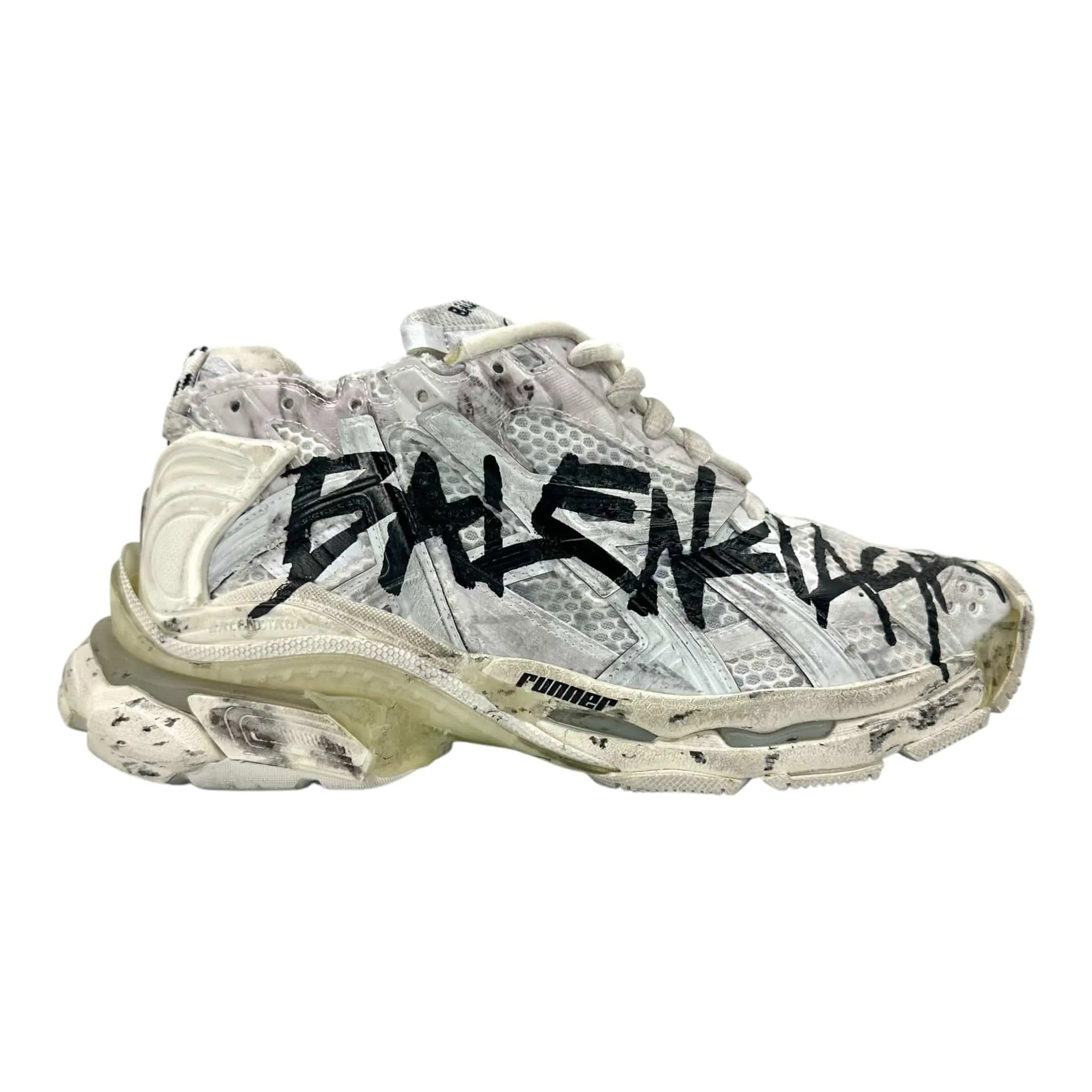 Balenciaga Runner Sneaker Graffiti White Multi