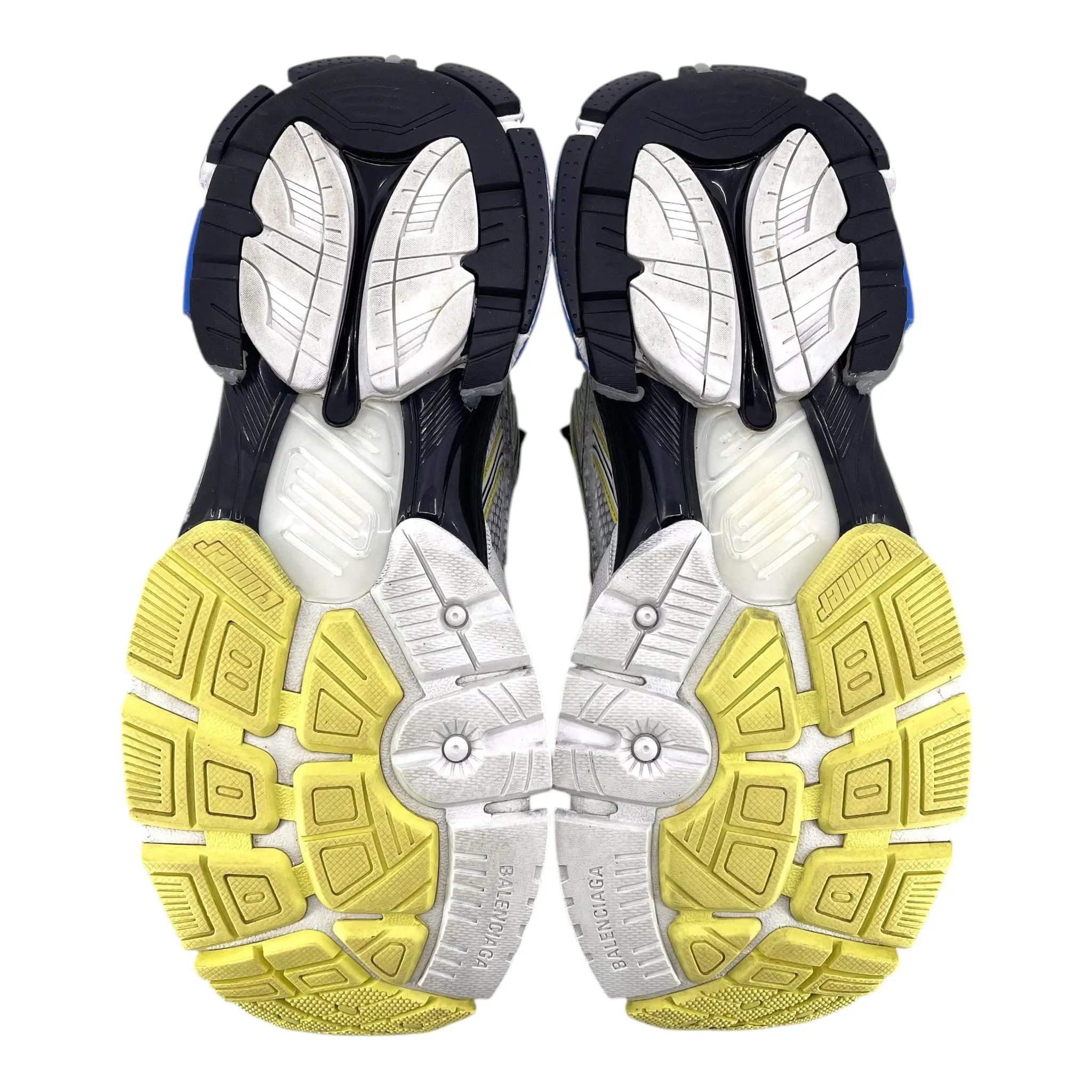 Balenciaga Runner Sneaker White Yellow Blue Pre-Owned
