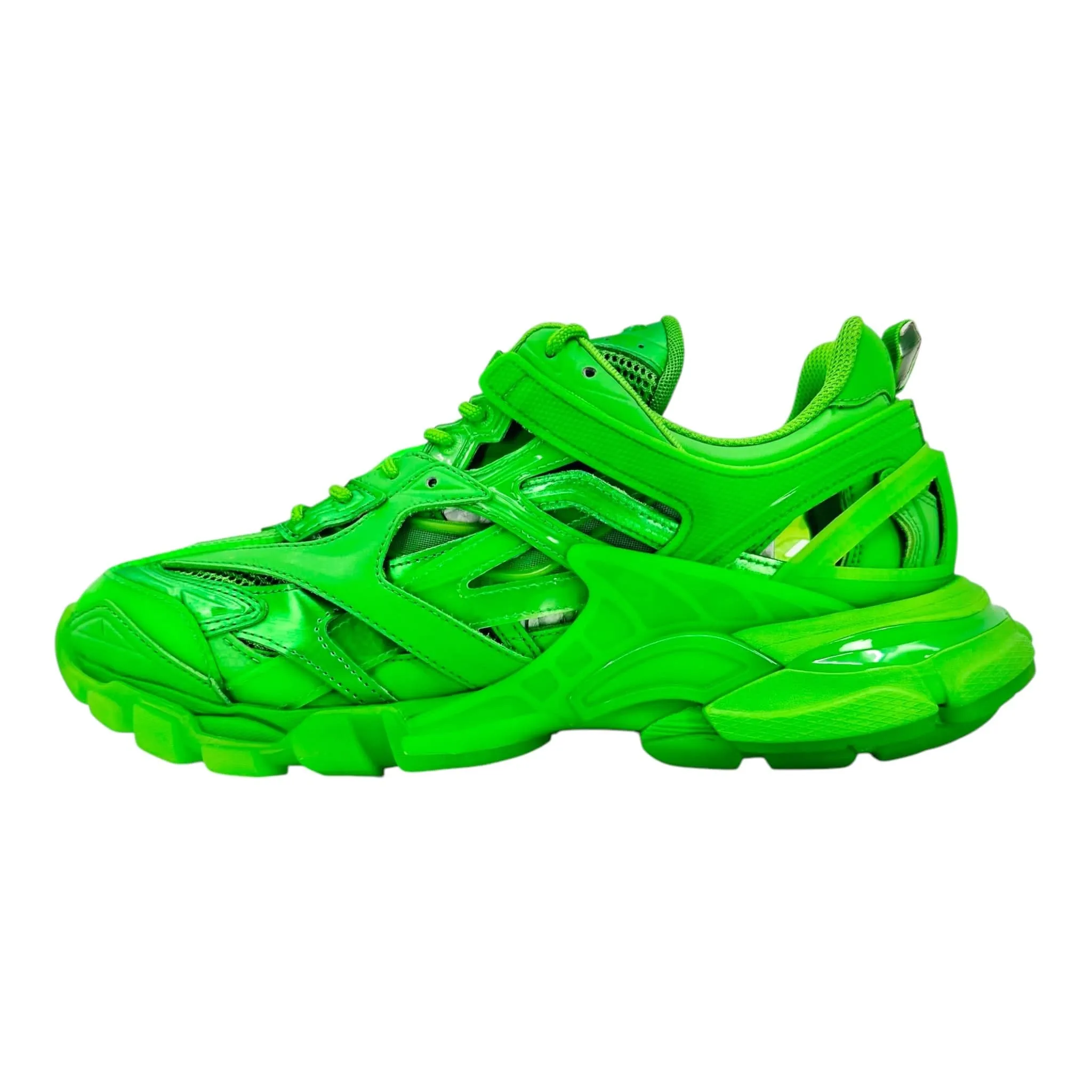 Balenciaga Track 2 Trainer Clear Sole Fluorescent Green