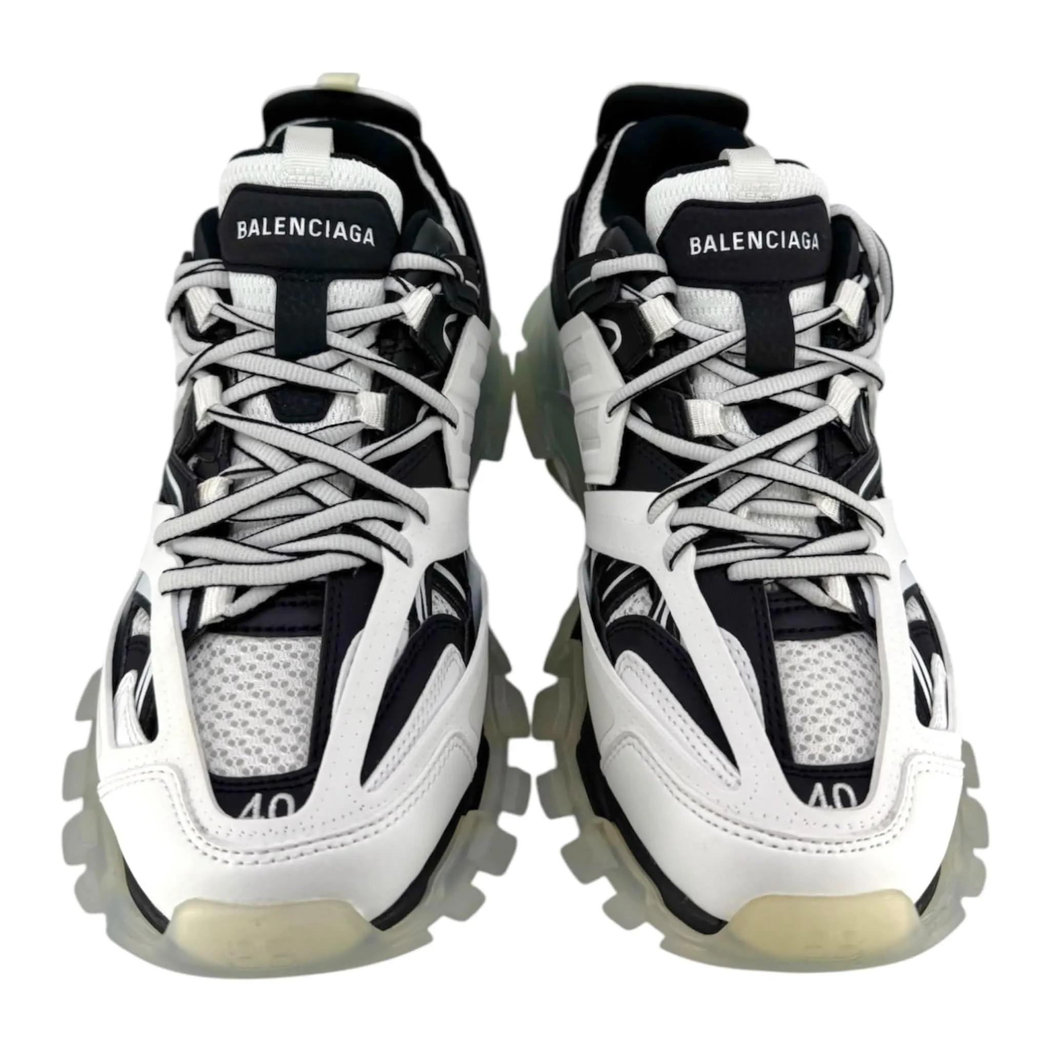 Balenciaga Track Clear Sole White Black (W)