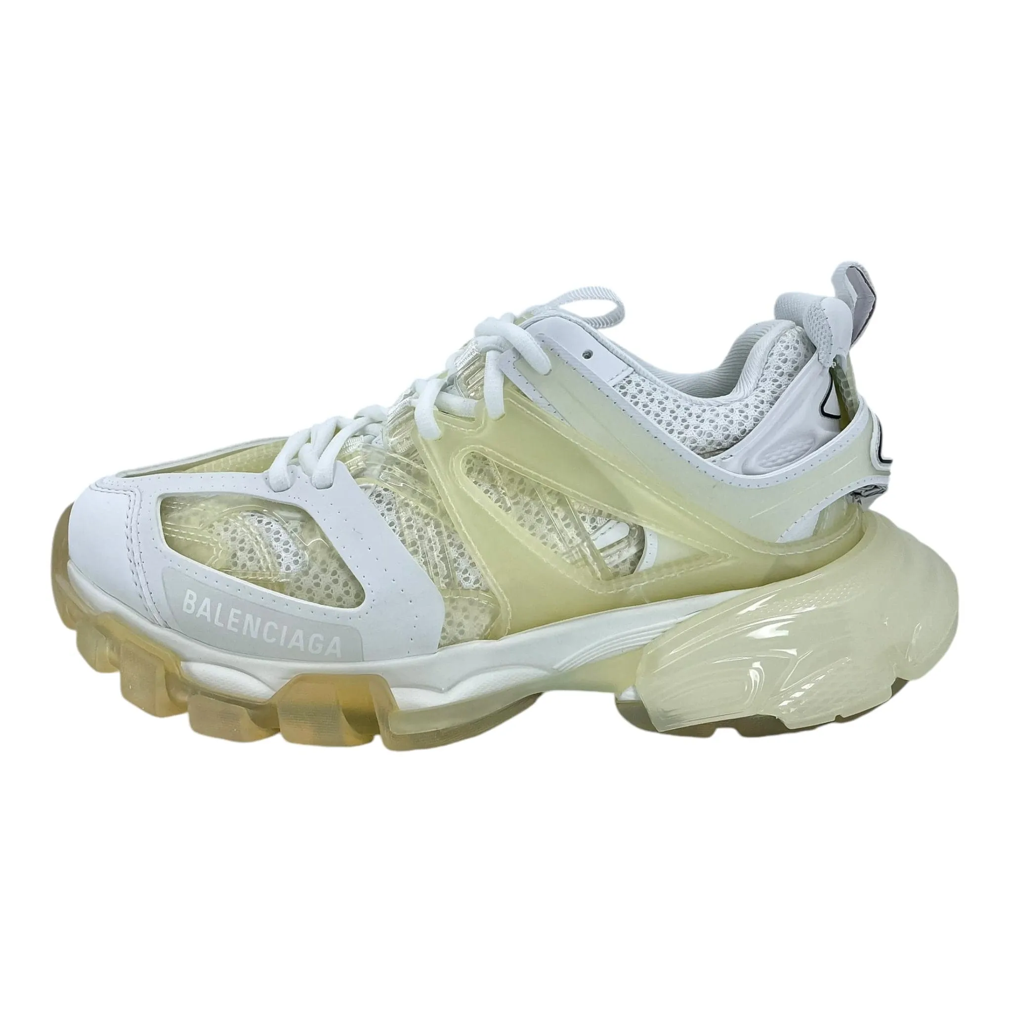 Balenciaga Track Clear Sole White Cream