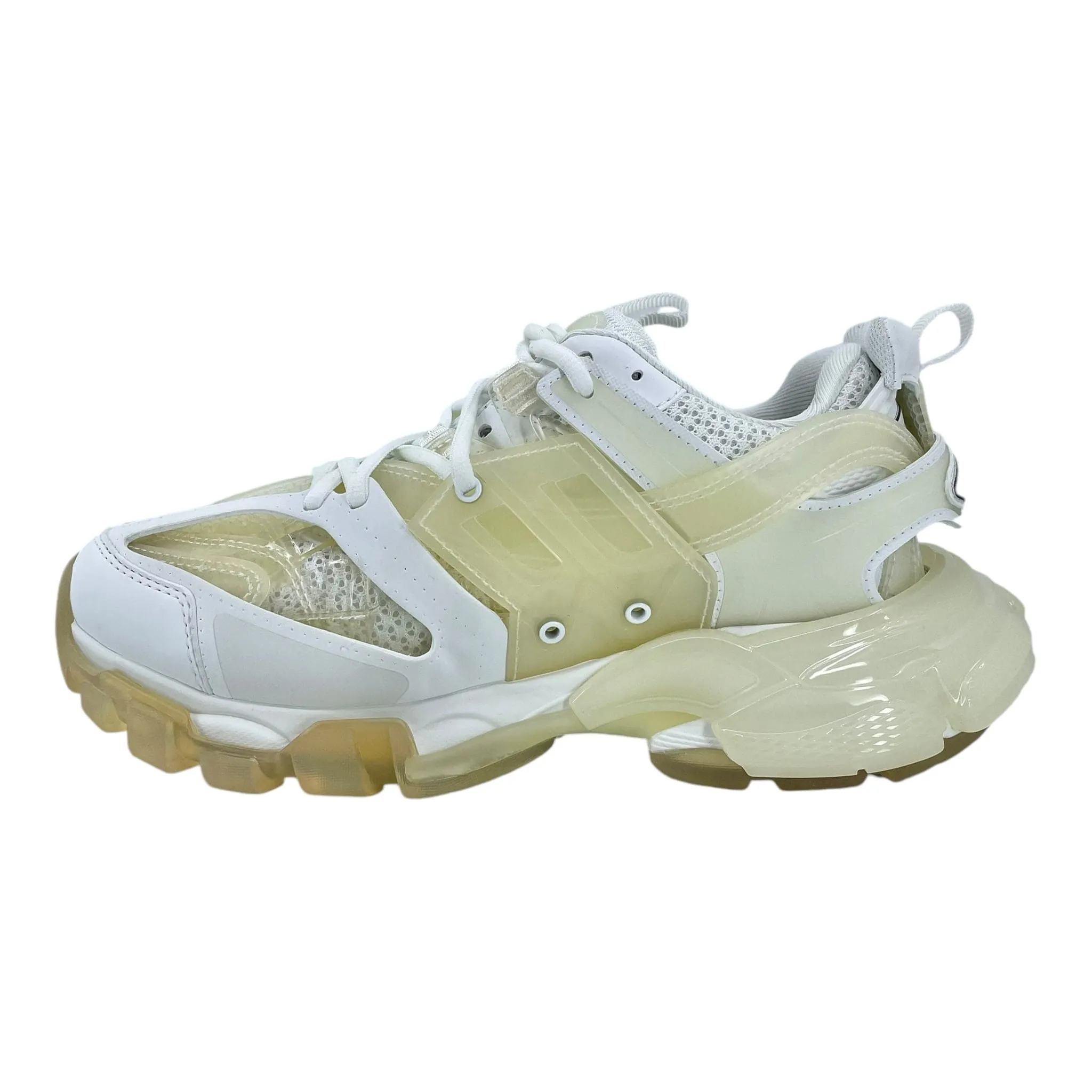 Balenciaga Track Clear Sole White Cream