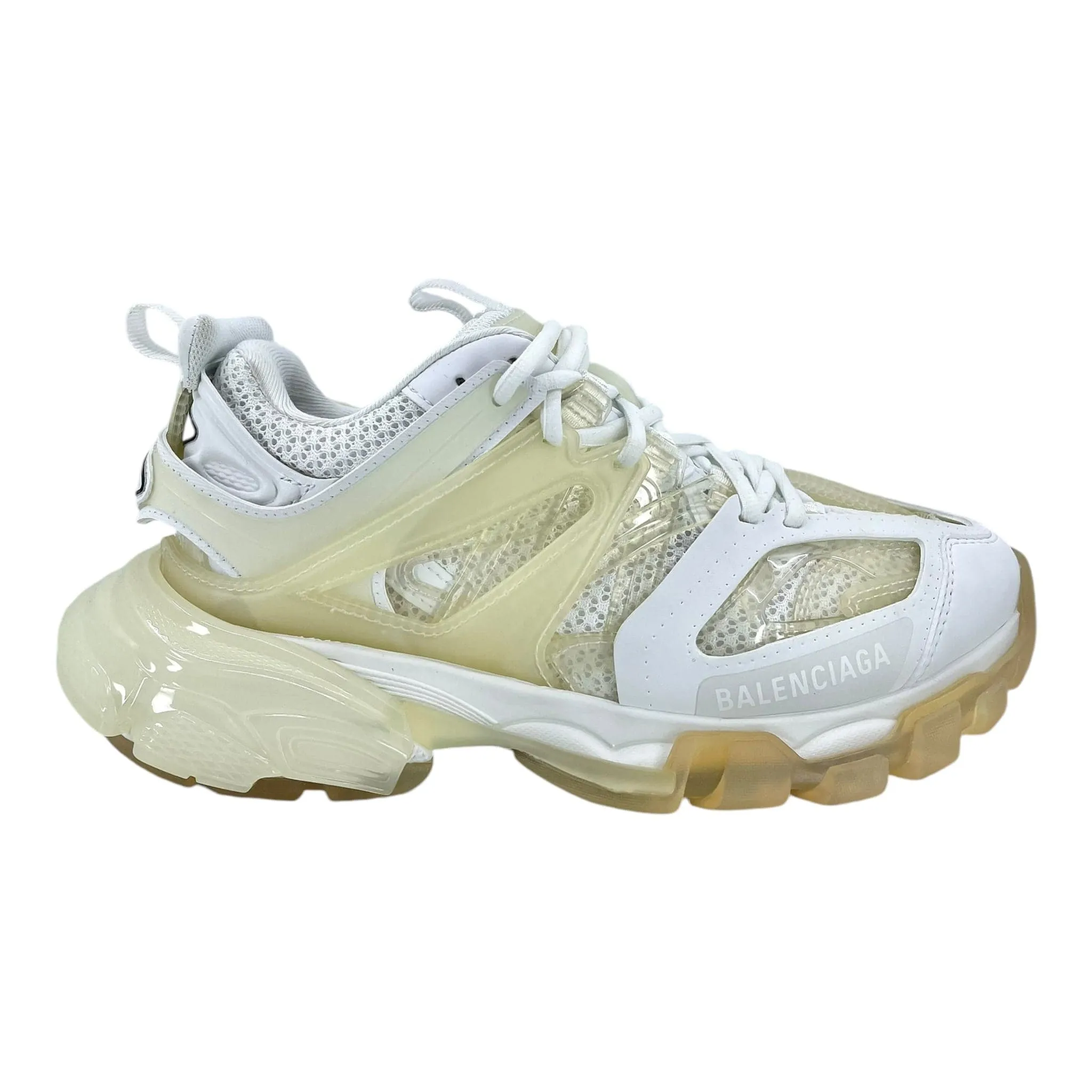 Balenciaga Track Clear Sole White Cream