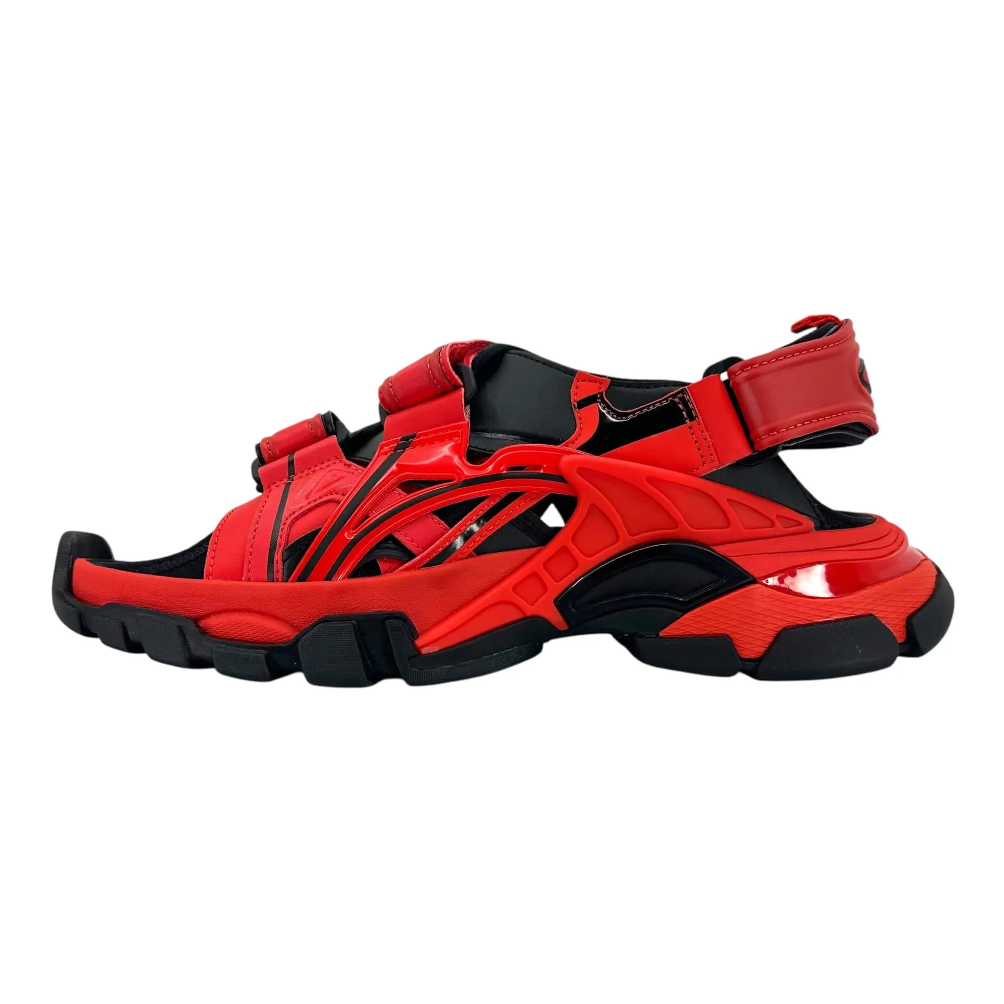 Balenciaga Track Sandal Red Black