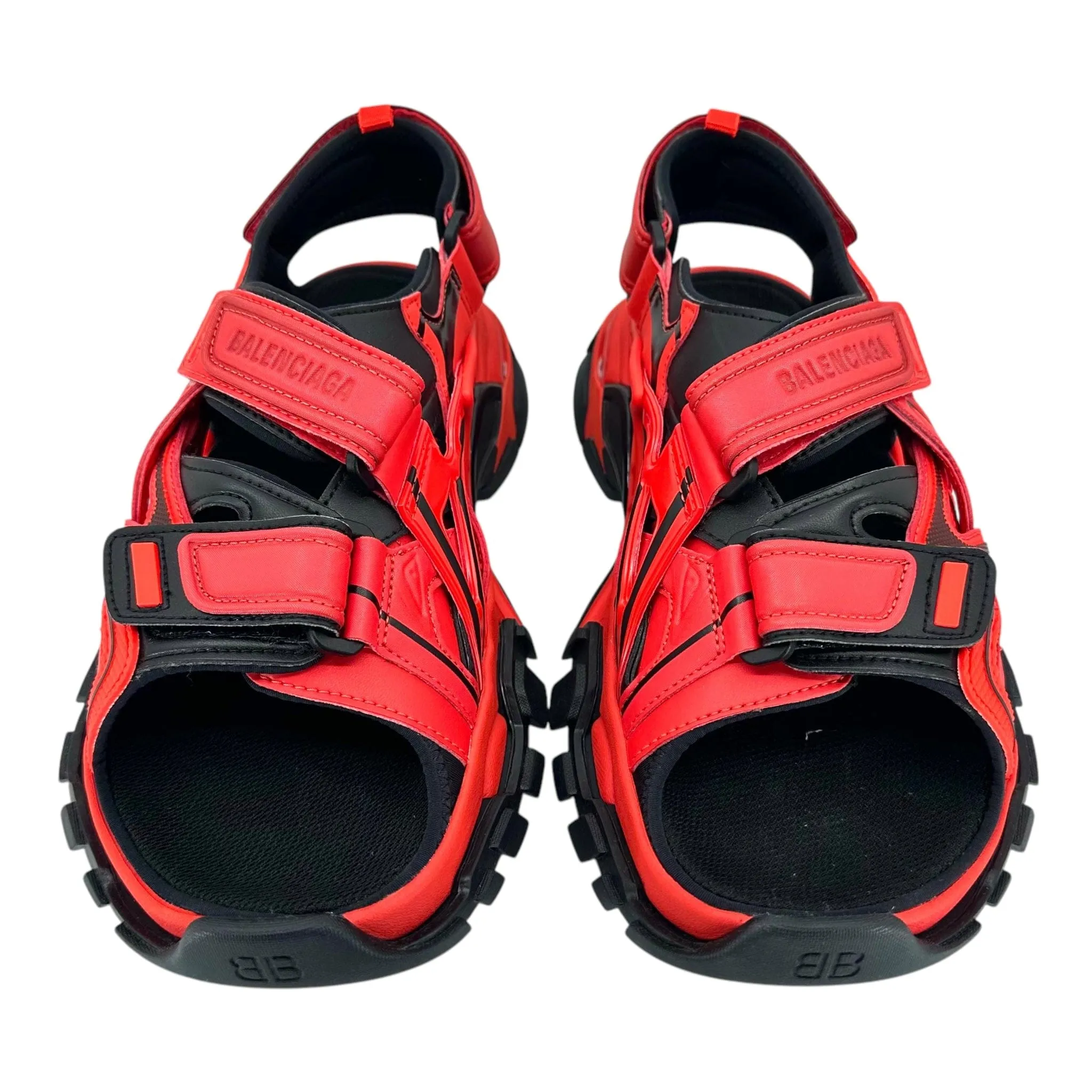 Balenciaga Track Sandal Red Black