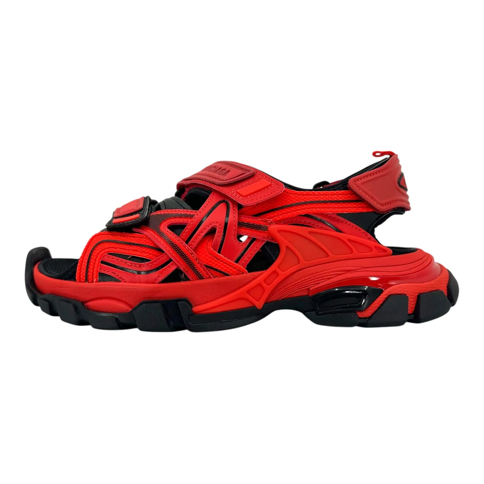 Balenciaga Track Sandal Red Black