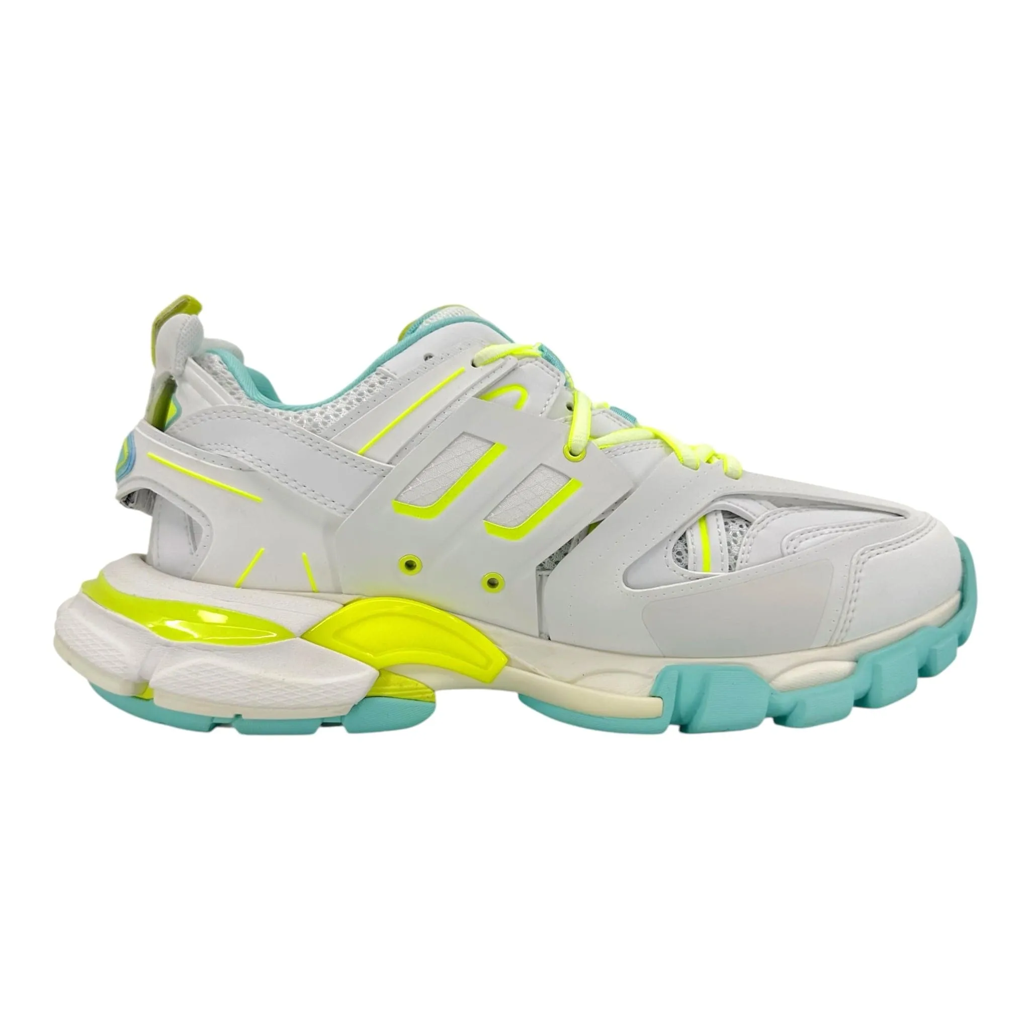 Balenciaga Track Trainer White Neon Yellow