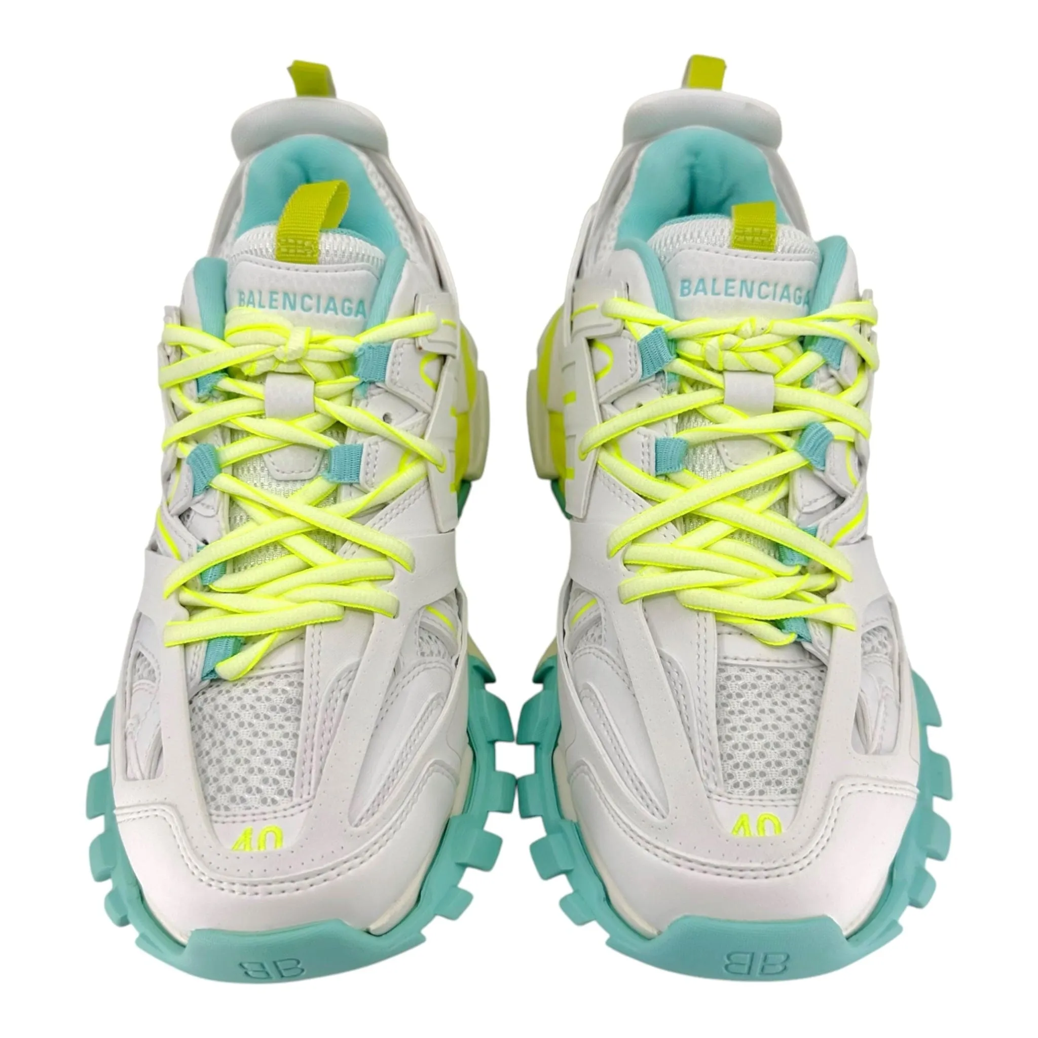 Balenciaga Track Trainer White Neon Yellow