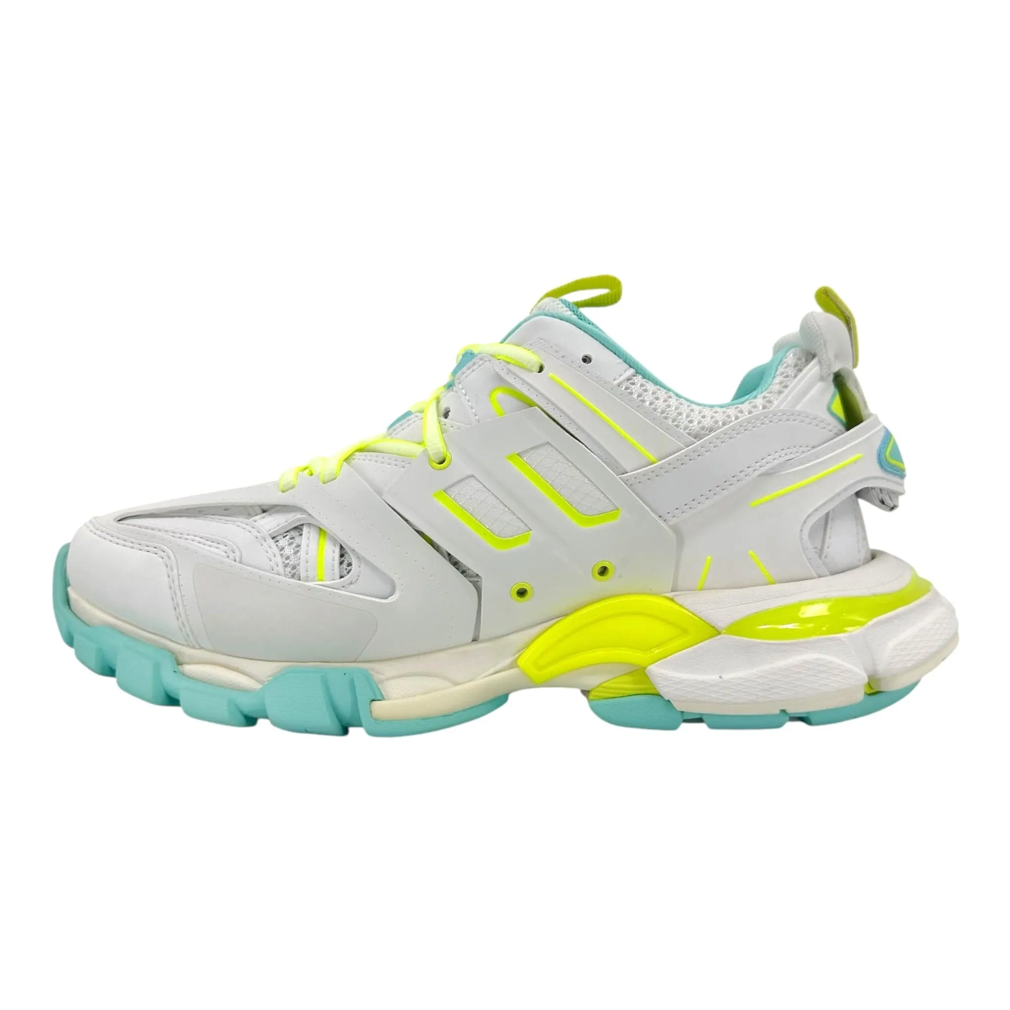 Balenciaga Track Trainer White Neon Yellow