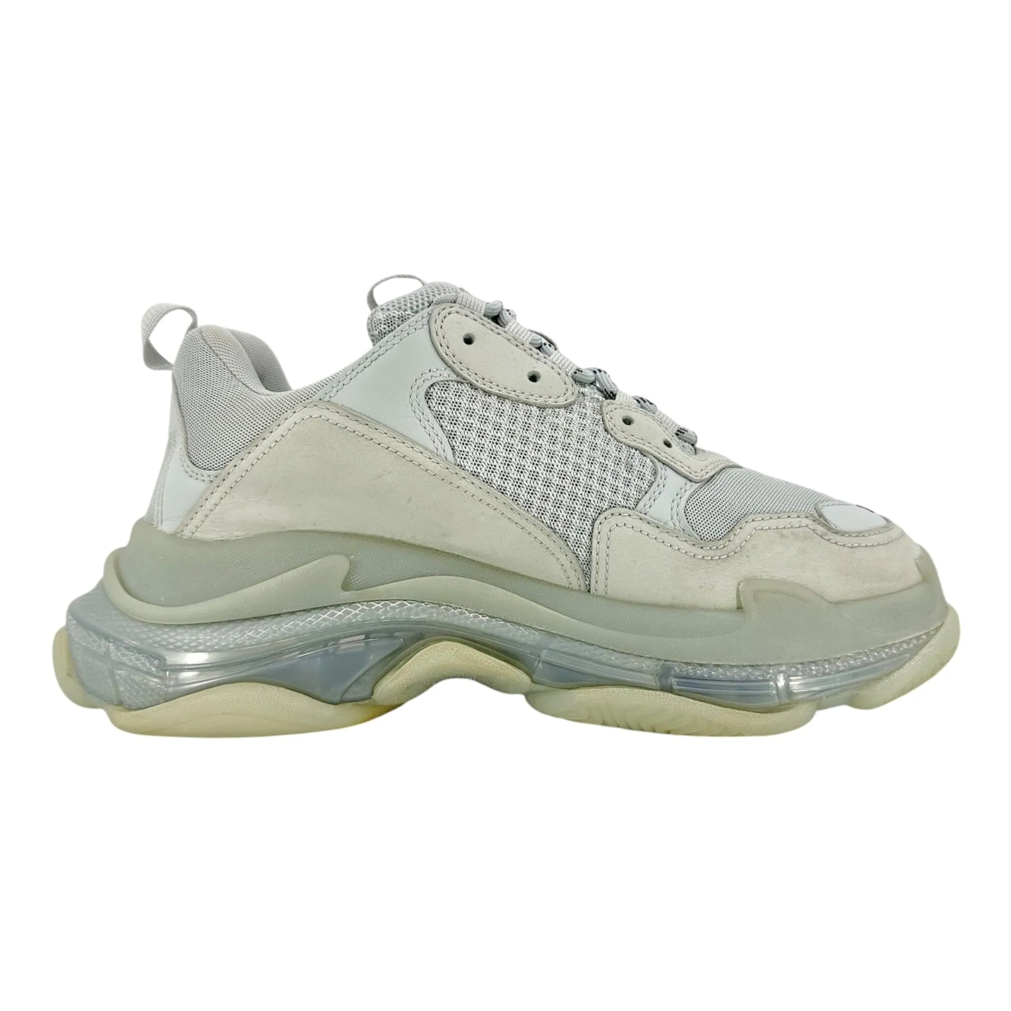 Balenciaga Triple S Sneaker Clear Sole Grey Pre-Owned