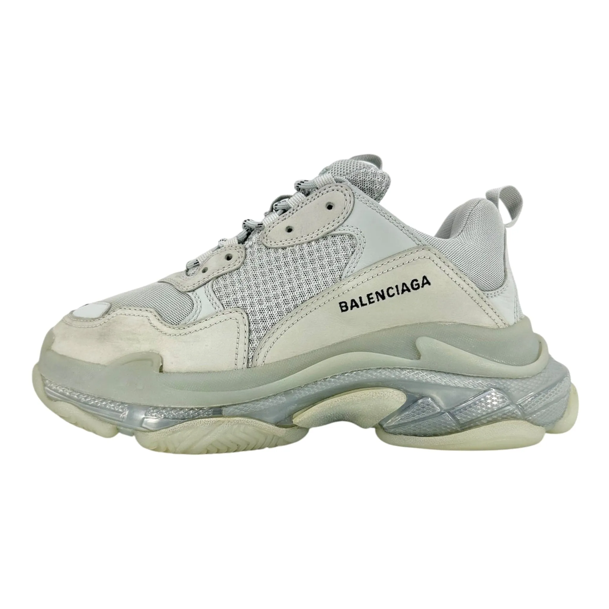 Balenciaga Triple S Sneaker Clear Sole Grey Pre-Owned