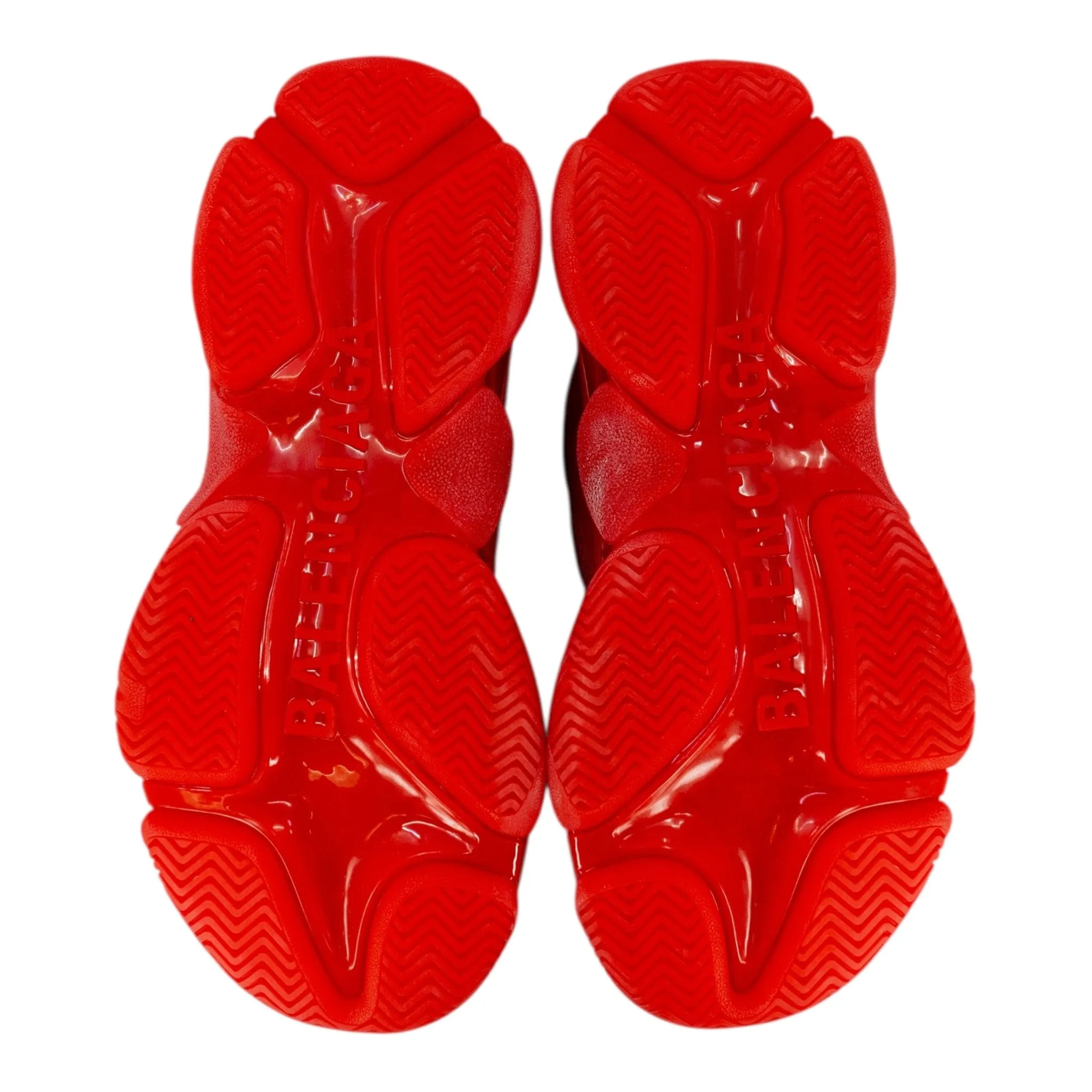 Balenciaga Triple S Sneaker Clear Sole Red
