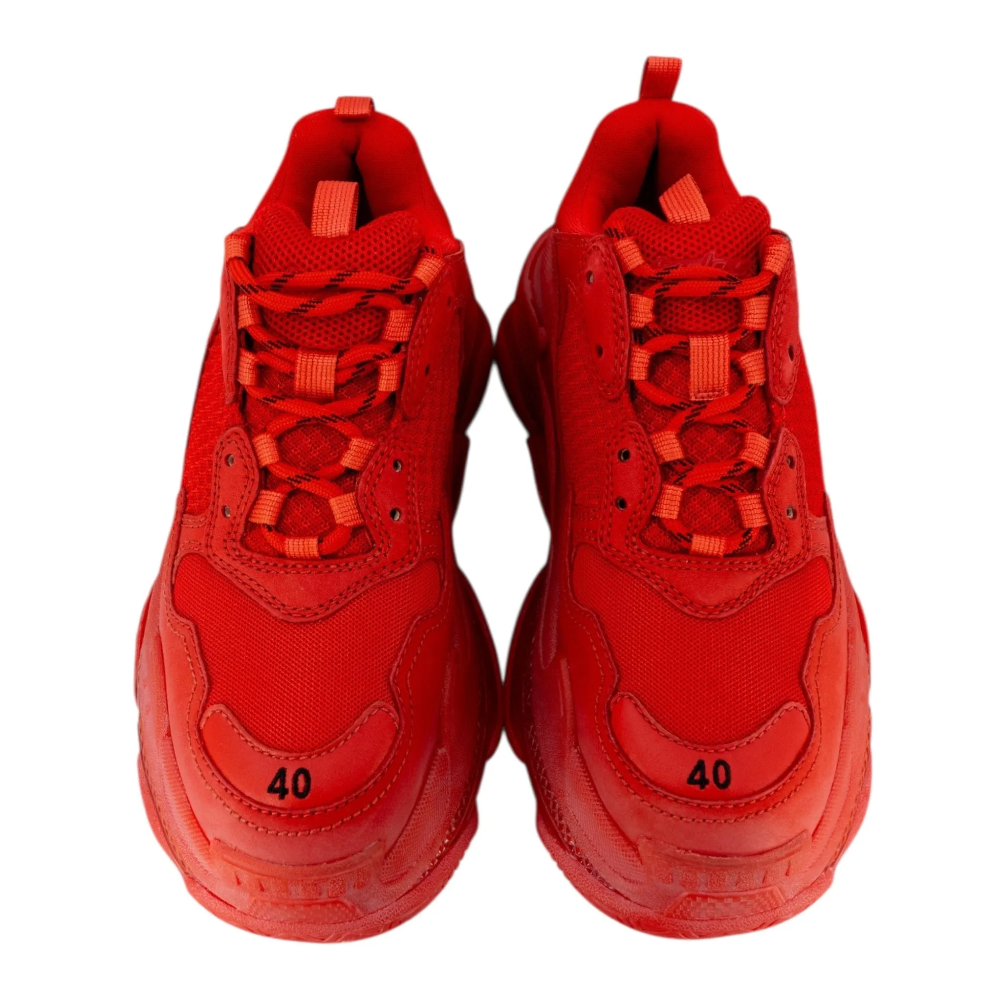 Balenciaga Triple S Sneaker Clear Sole Red