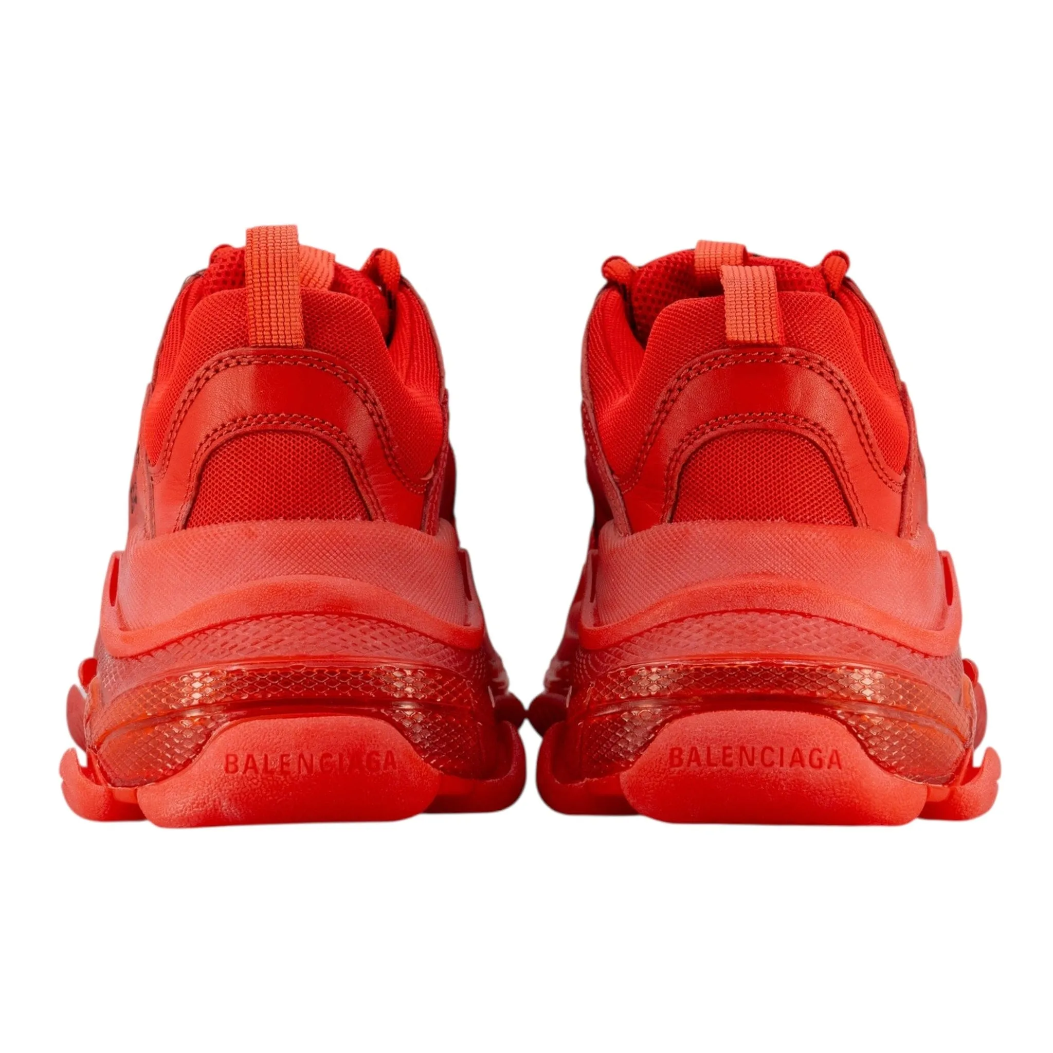 Balenciaga Triple S Sneaker Clear Sole Red