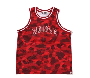 BAPE Color Camo Basketball Jersey Red
