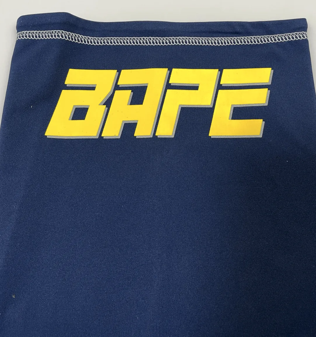 BAPE Reflector Neck Gaiter Navy