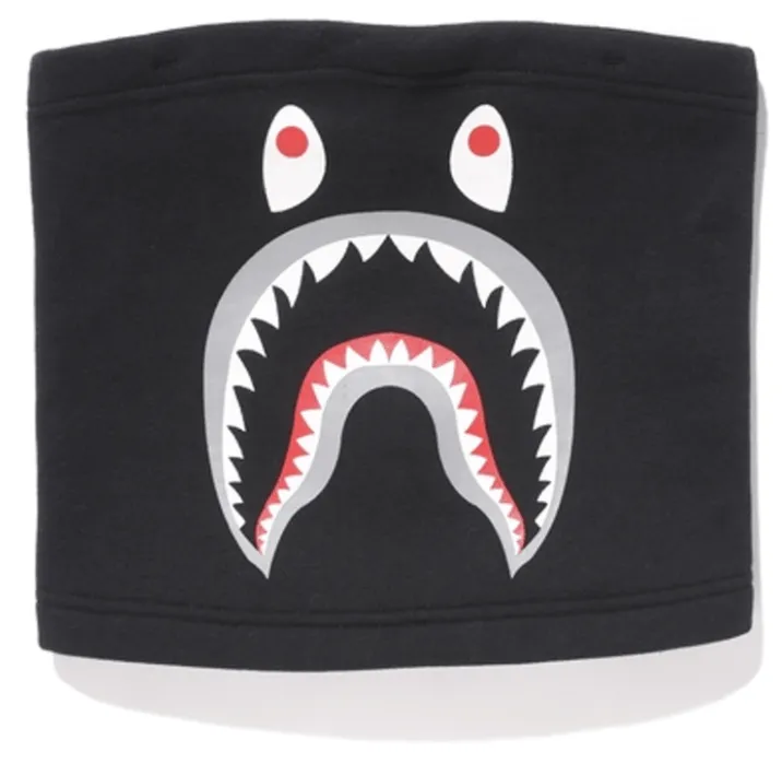 BAPE Shark Neck Warmer Black