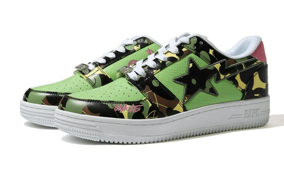 BAPE x Mo' Wax Bapesta M2 Low Unkle Original Headz