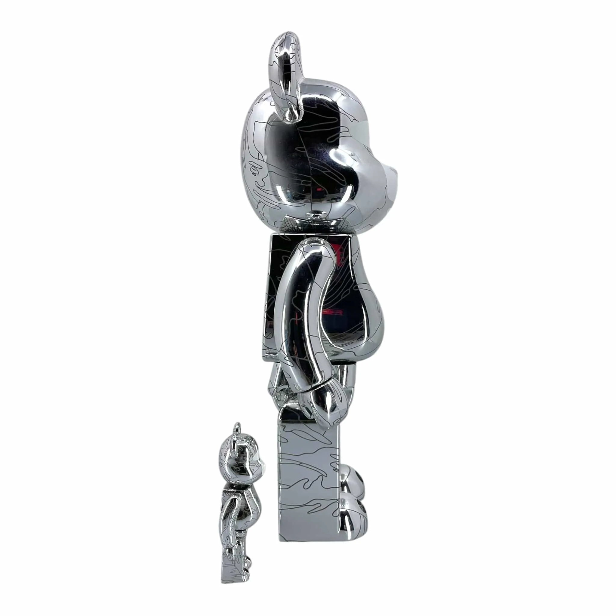 Bearbrick x AAPE by A Bathing Ape 10th Anniversary 100% & 400% Set