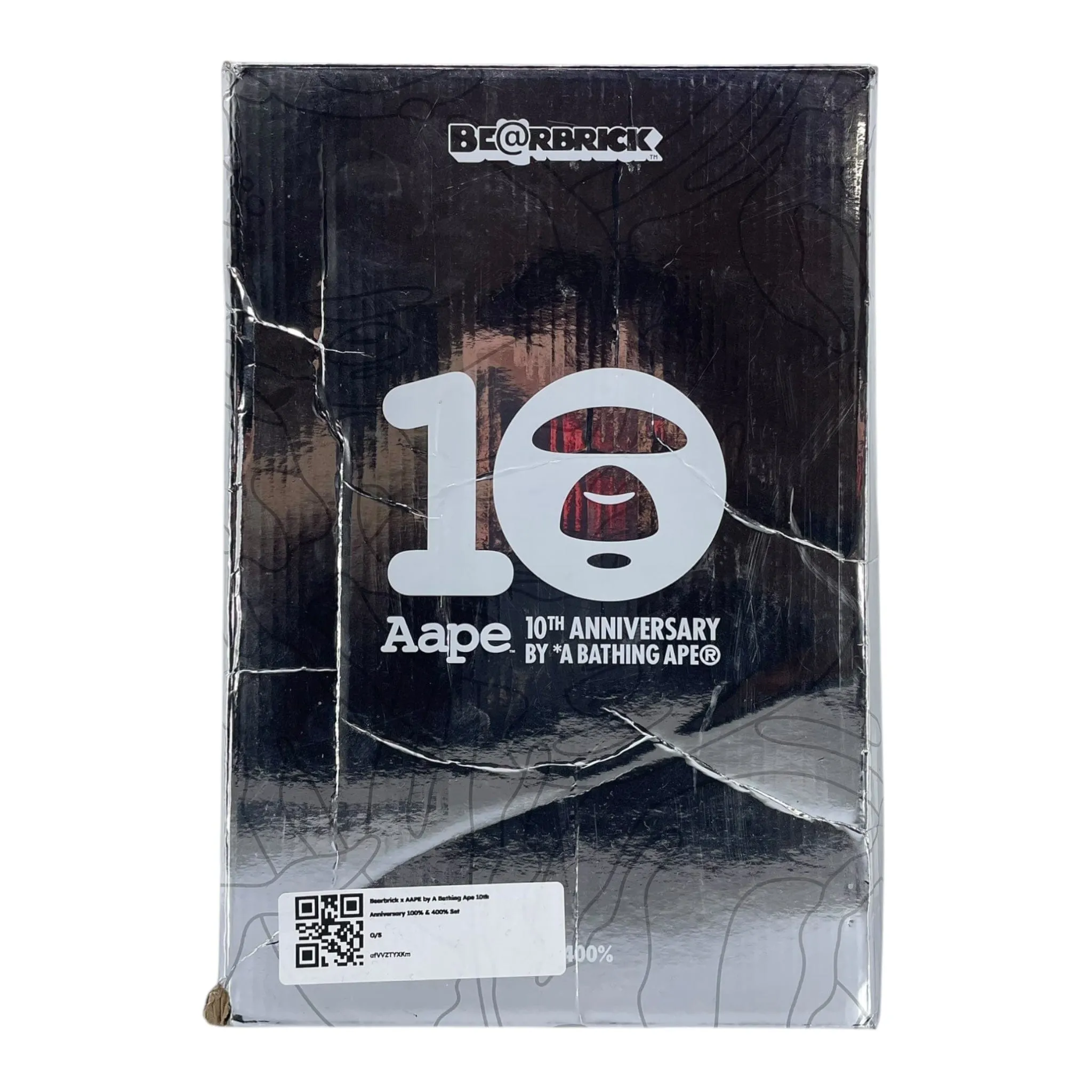 Bearbrick x AAPE by A Bathing Ape 10th Anniversary 100% & 400% Set
