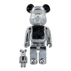 Bearbrick x AAPE by A Bathing Ape 10th Anniversary 100% & 400% Set