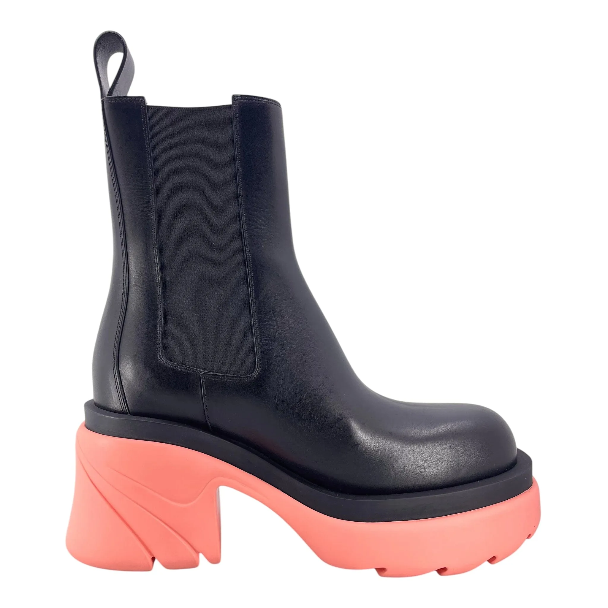 Bottega Veneta Flash Boot High Black Flamingo (W)