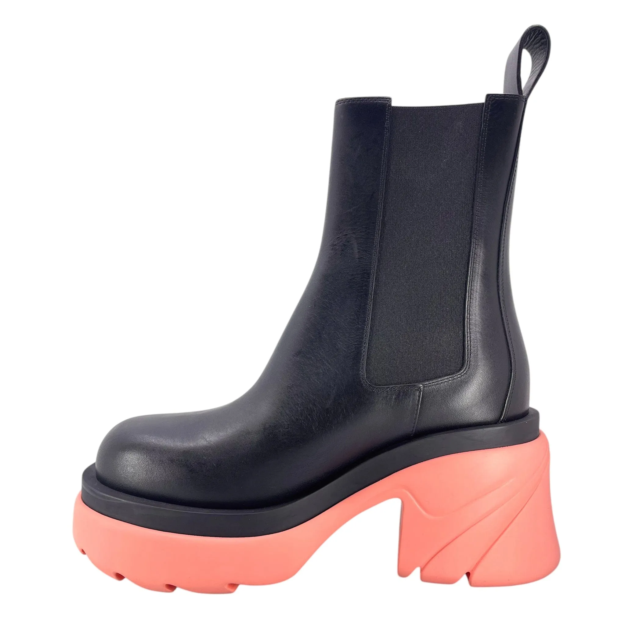 Bottega Veneta Flash Boot High Black Flamingo (W)