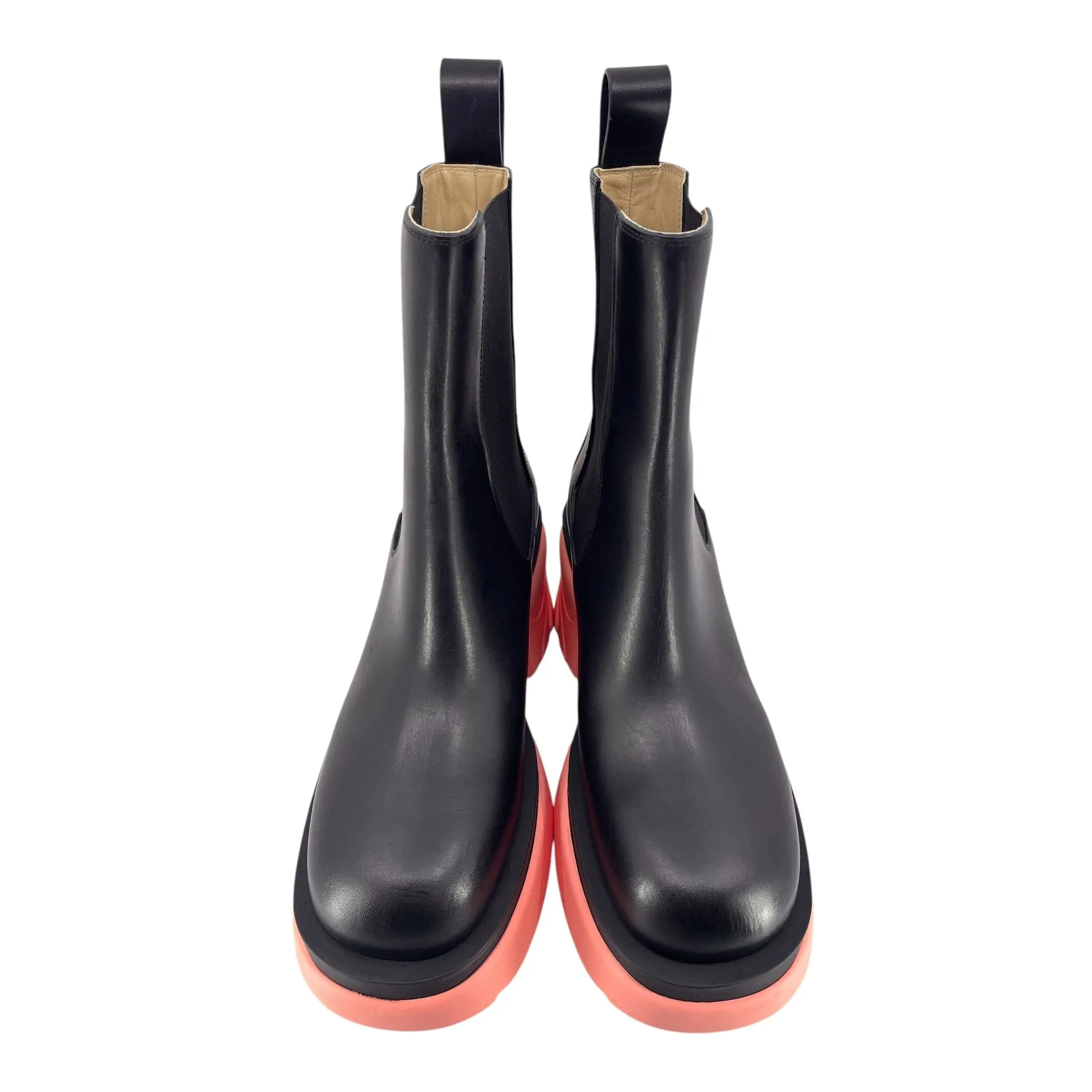 Bottega Veneta Flash Boot High Black Flamingo (W)
