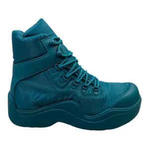 Bottega Veneta Puddle Bomber Boot Blaster Blue Pre-Owned