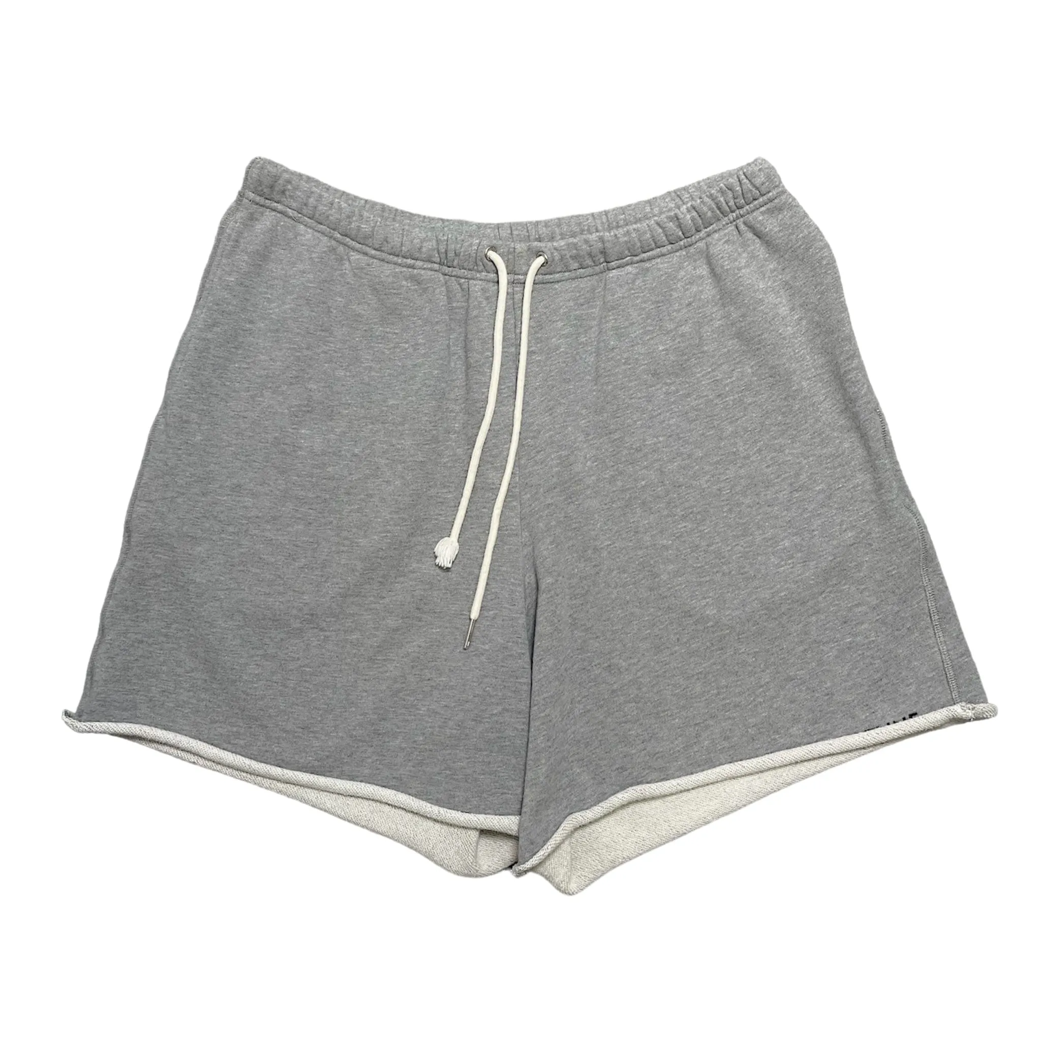 Celine Embroidered Small Logo Sweatshorts Grey Black White Pre-Owned