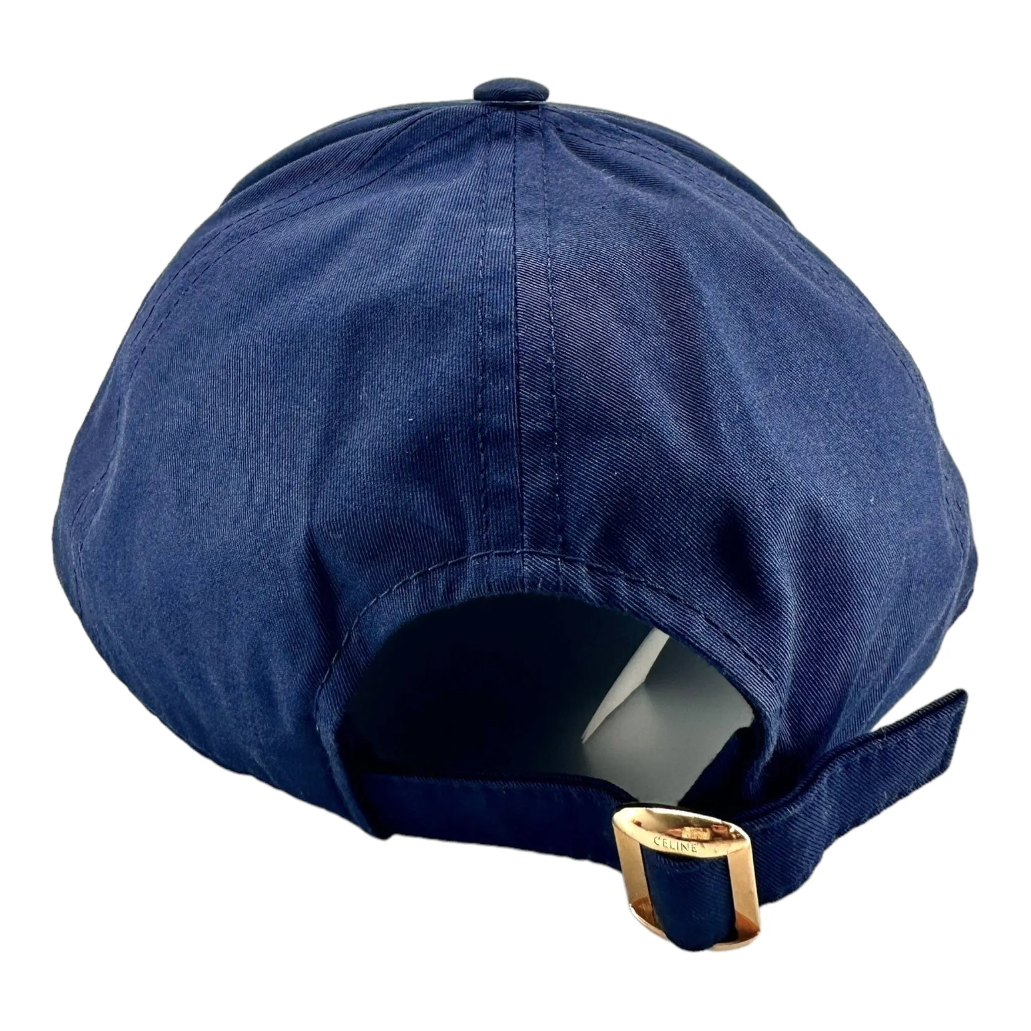 Celine Logo Baseball Hat Navy