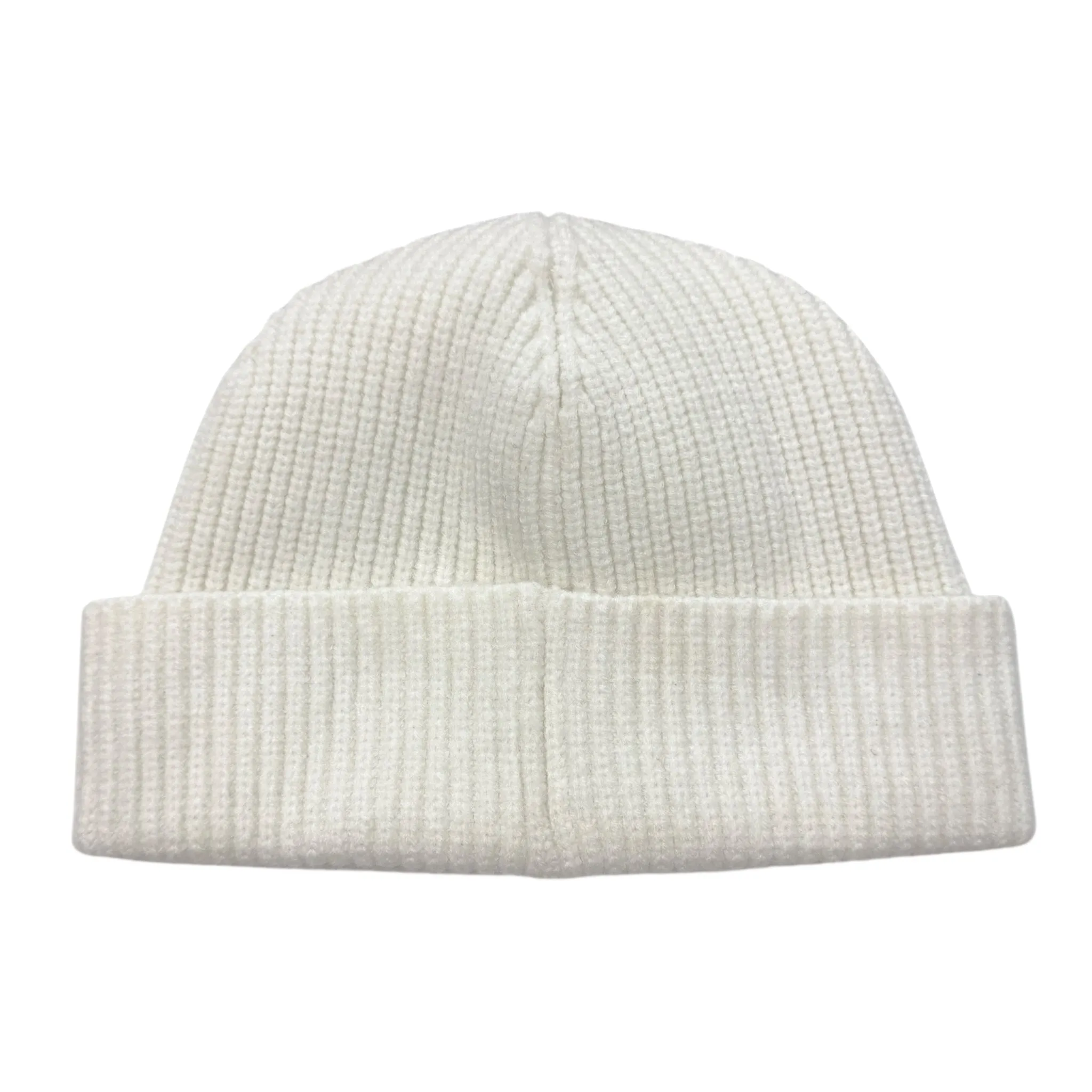 Celine Logo Knit Beanie White Pre-Owned