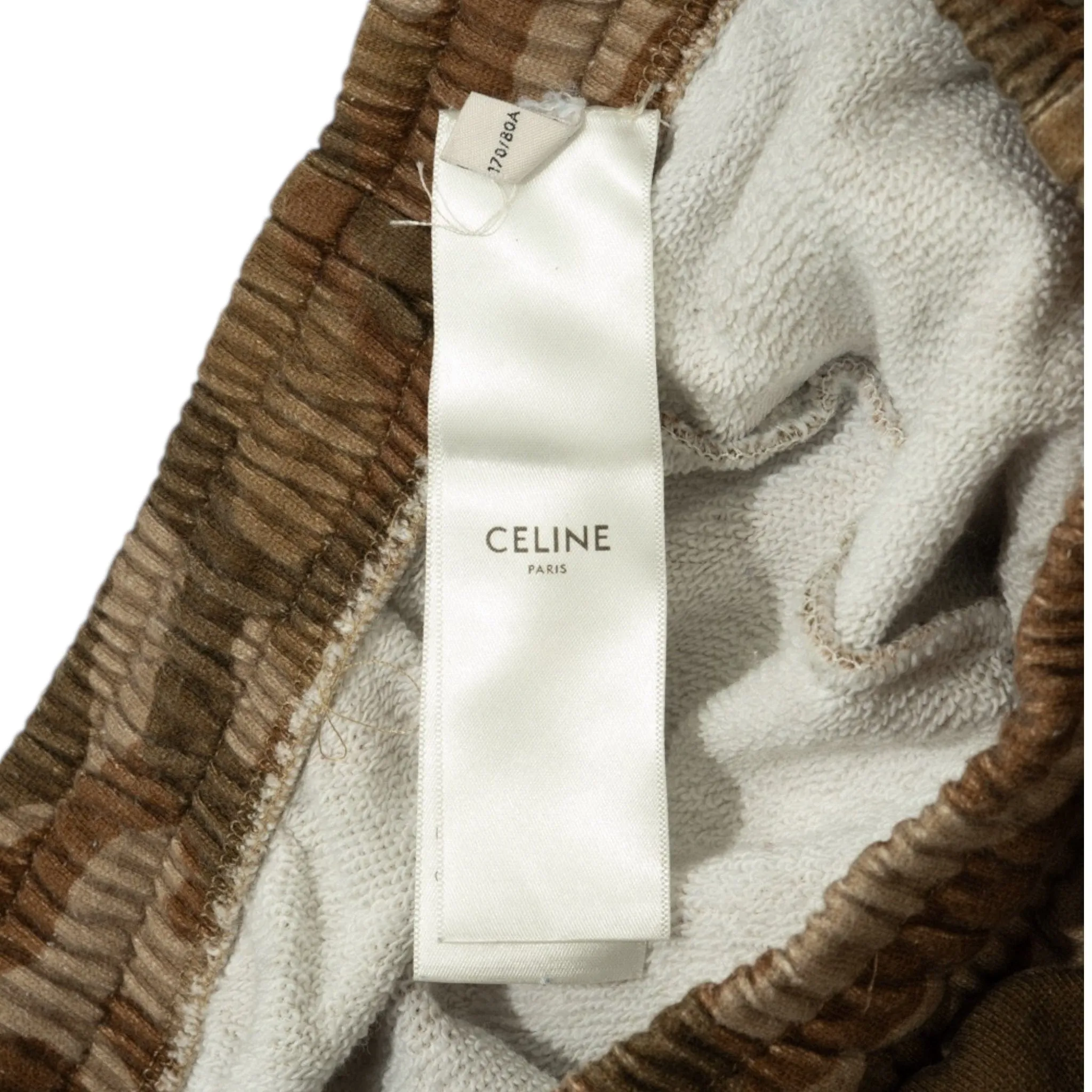 Celine Mini Logo Sweatpants Camo Pre-Owned