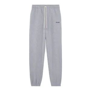 Celine Mini Logo Sweatpants Grey