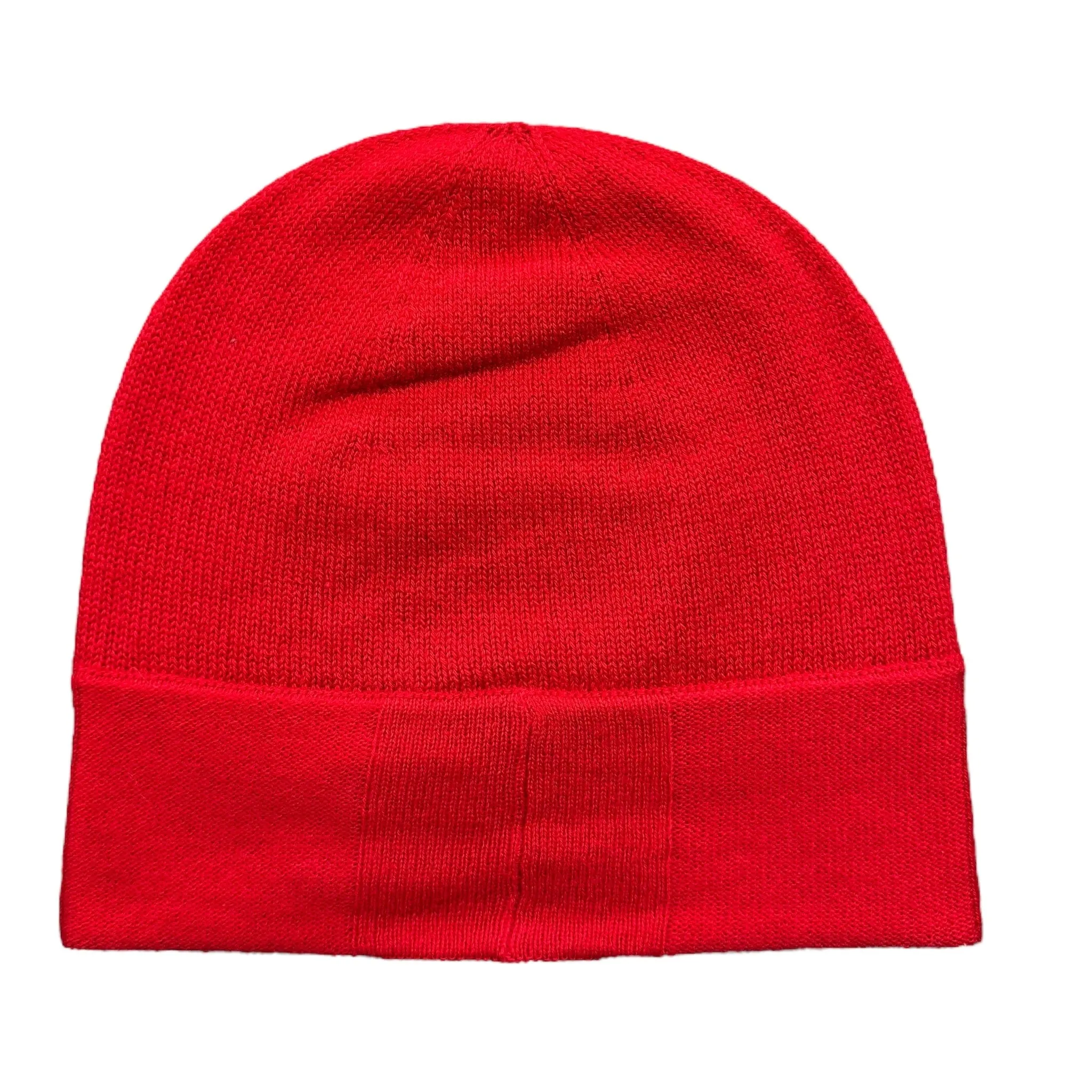 Chanel CC Logo Cashmere Beanie Red Red