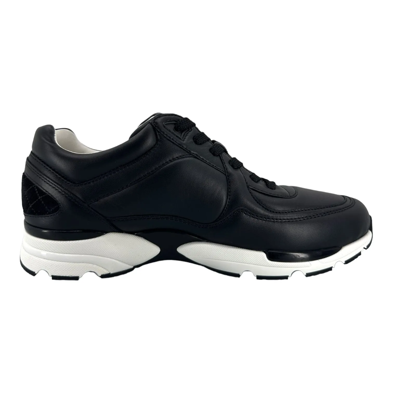 Chanel CC Logo Trainer Low Leather Black