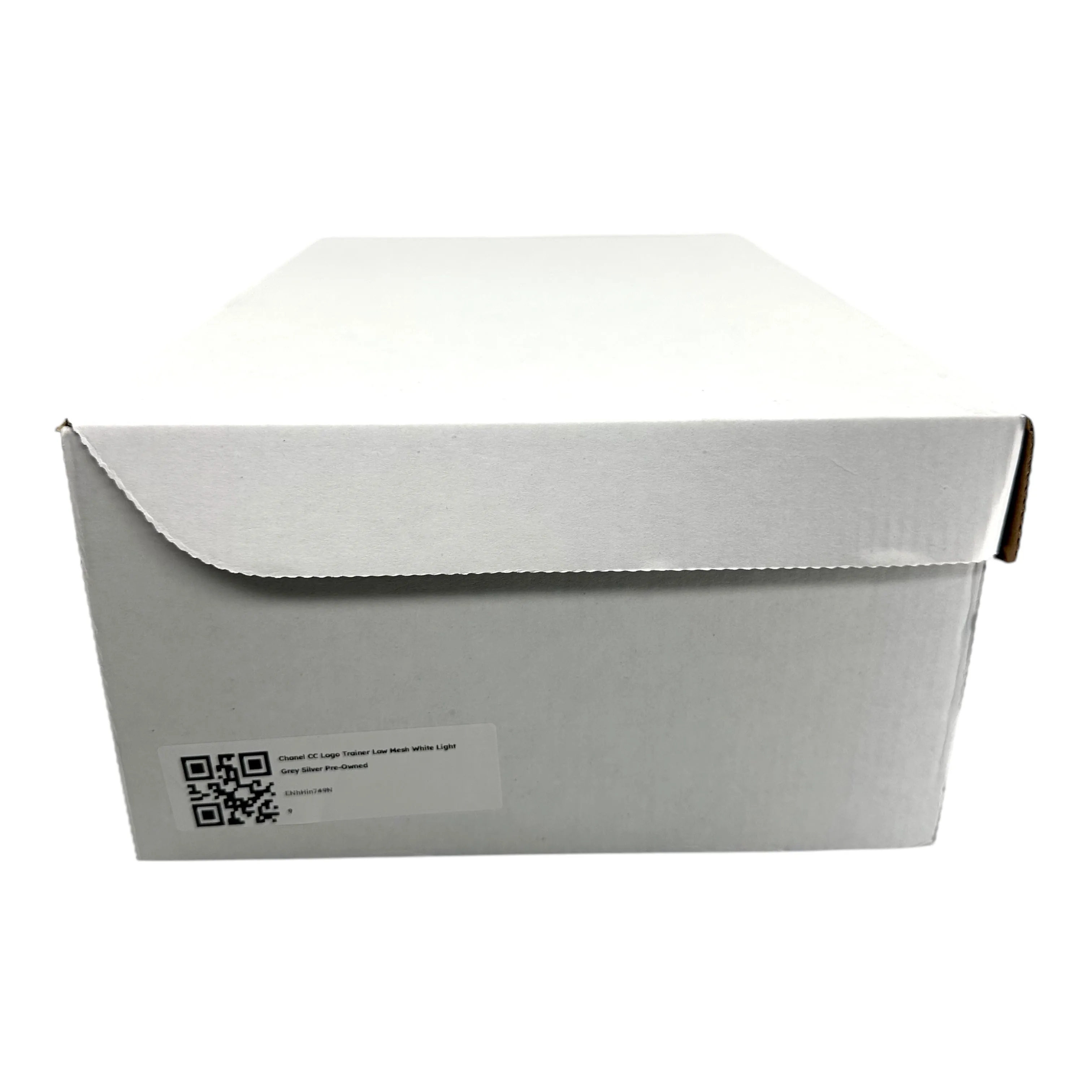 Chanel CC Logo Trainer Low Mesh White Light Grey Silver Pre-Owned