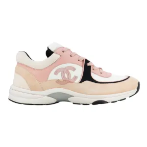 Chanel CC Trainer Low Pink White Black Pre-Owned