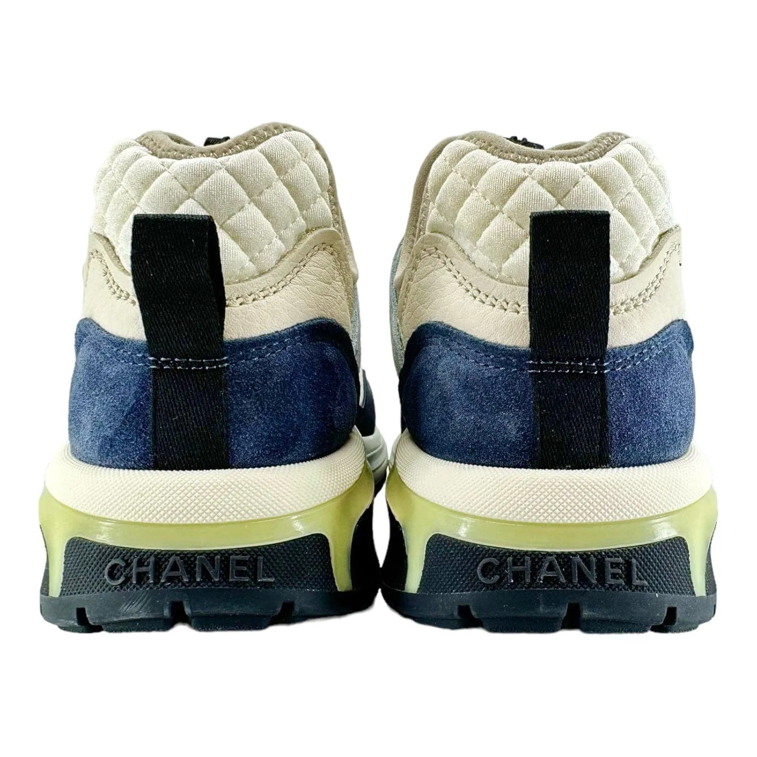 Chanel CC Trainer Sneaker Navy Cream (W)