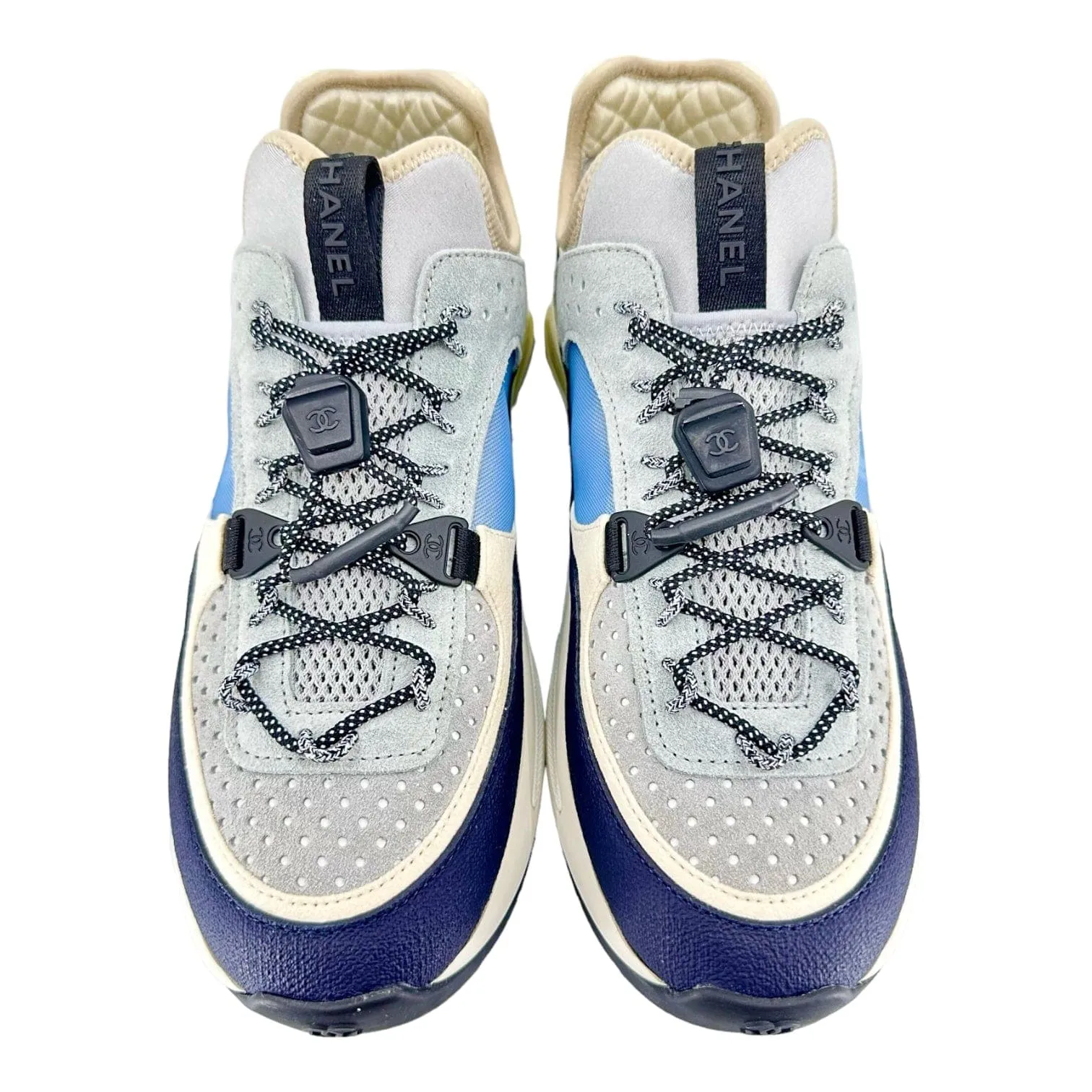 Chanel CC Trainer Sneaker Navy Cream (W)